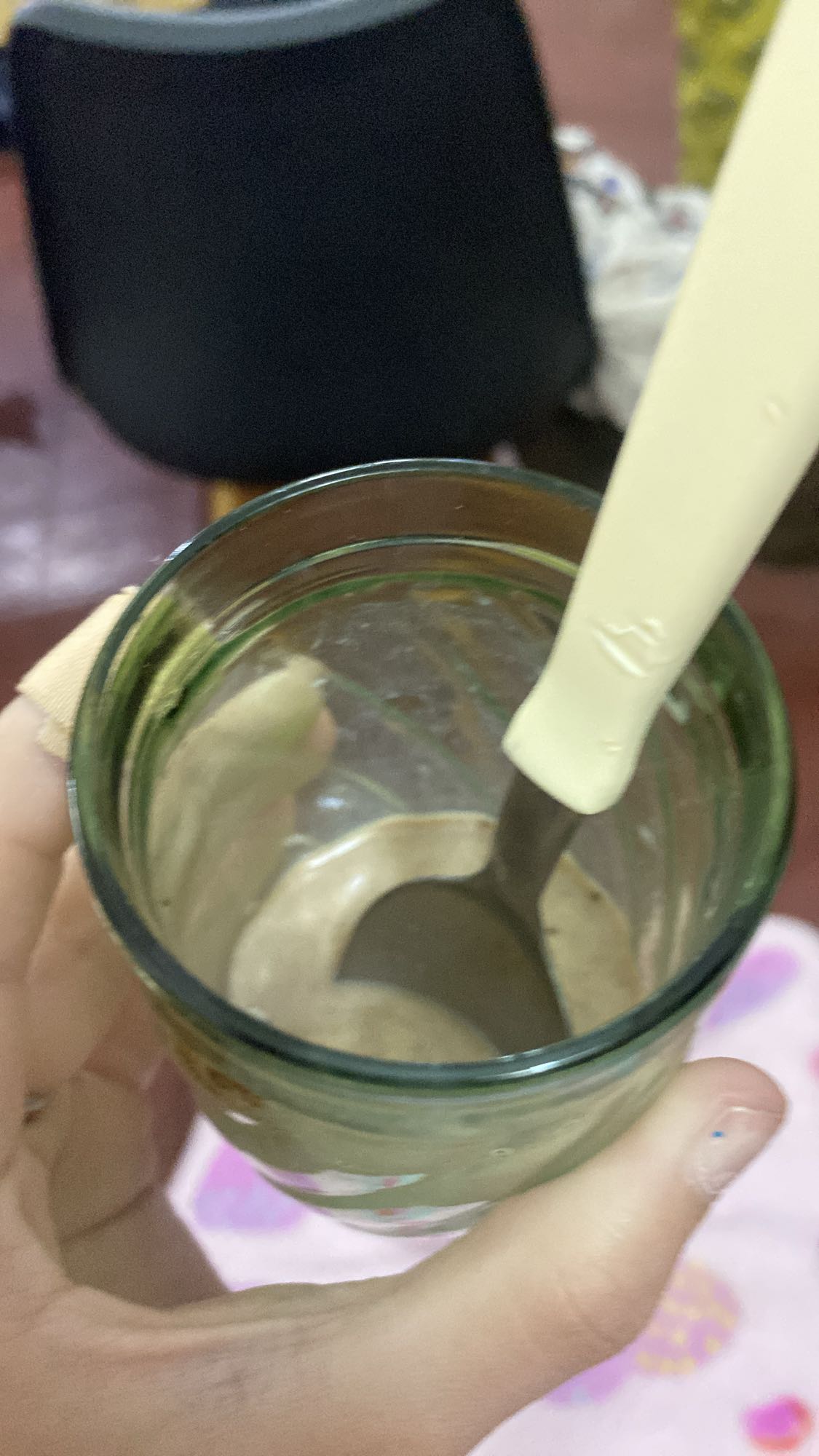 batido de plátano y cacao