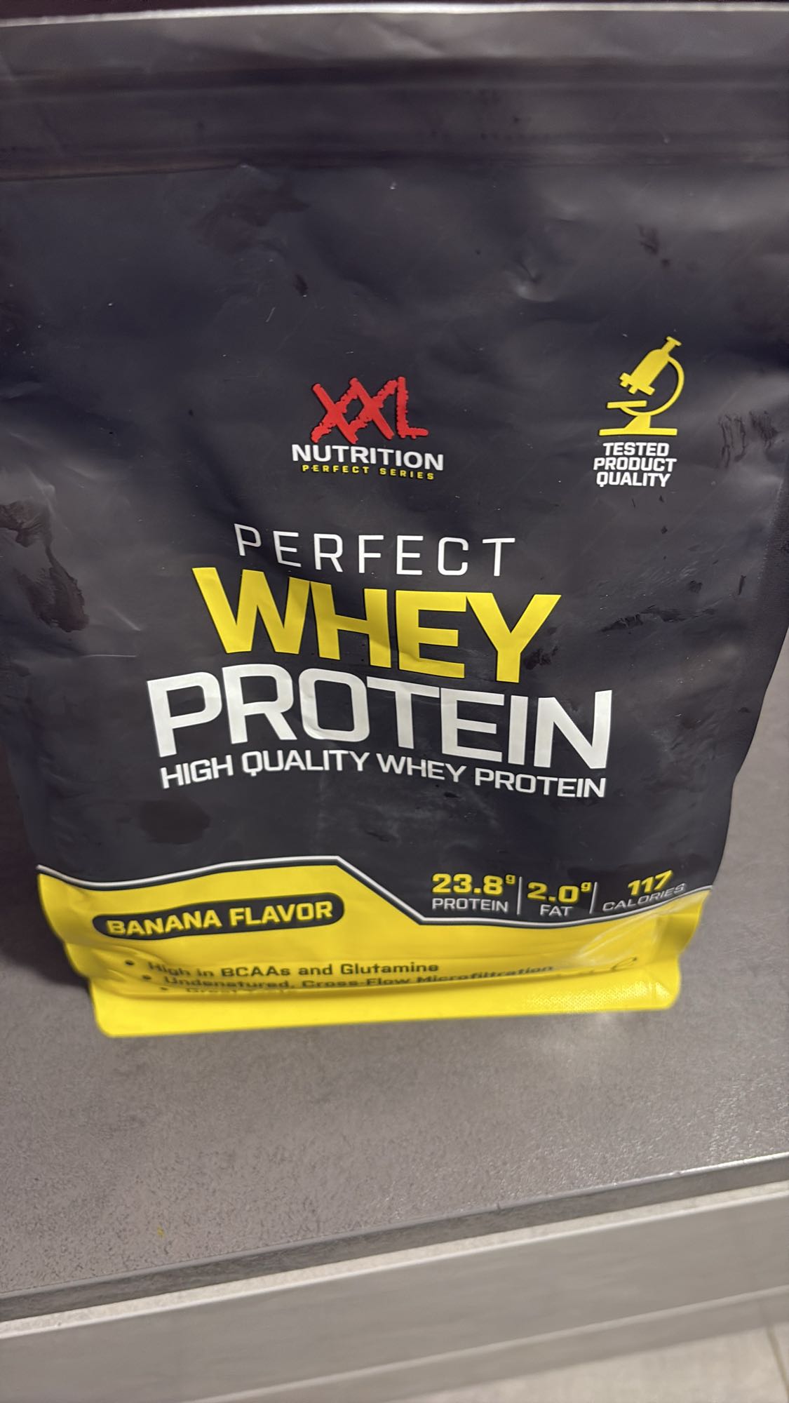 whey proteïne banaan