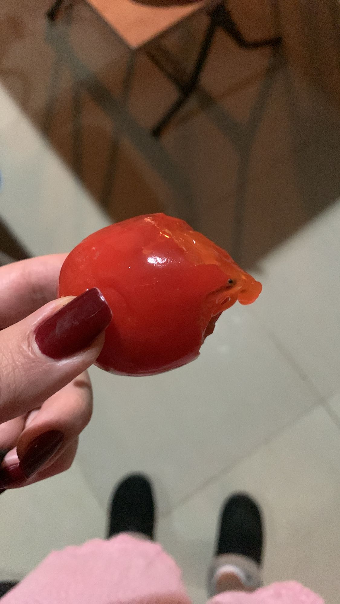 Fresh tomato snack