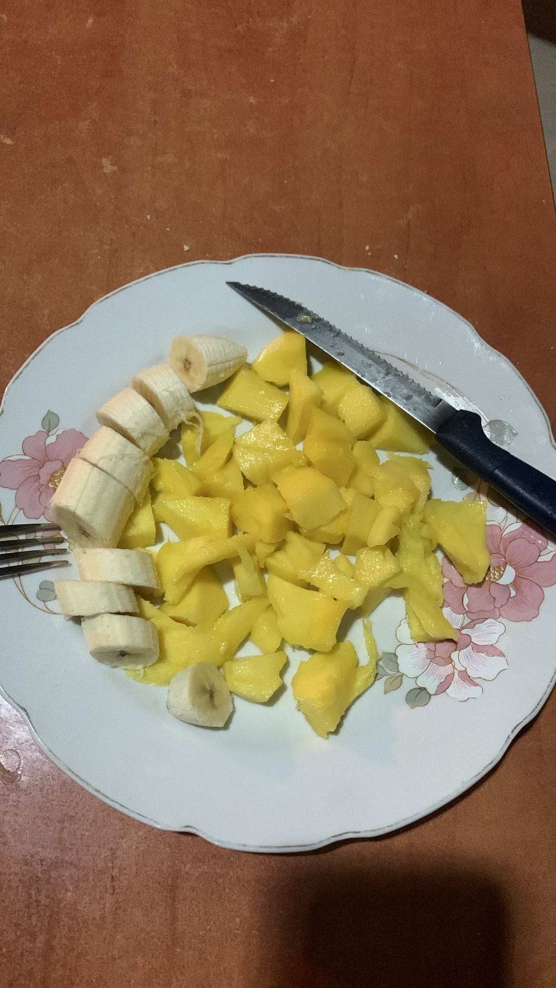 Banana Mango Fruit Plate