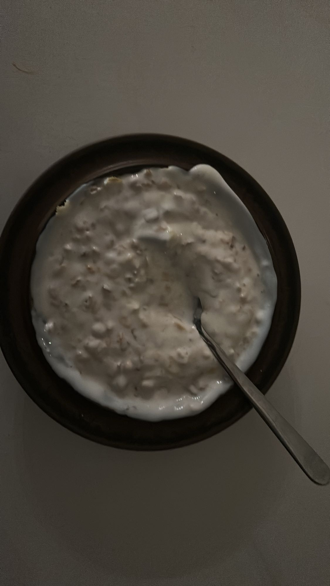 Havregryn med yoghurt