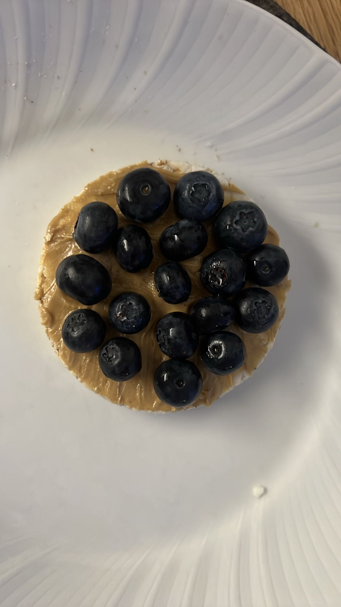 Arroz con mantequilla y arándanos