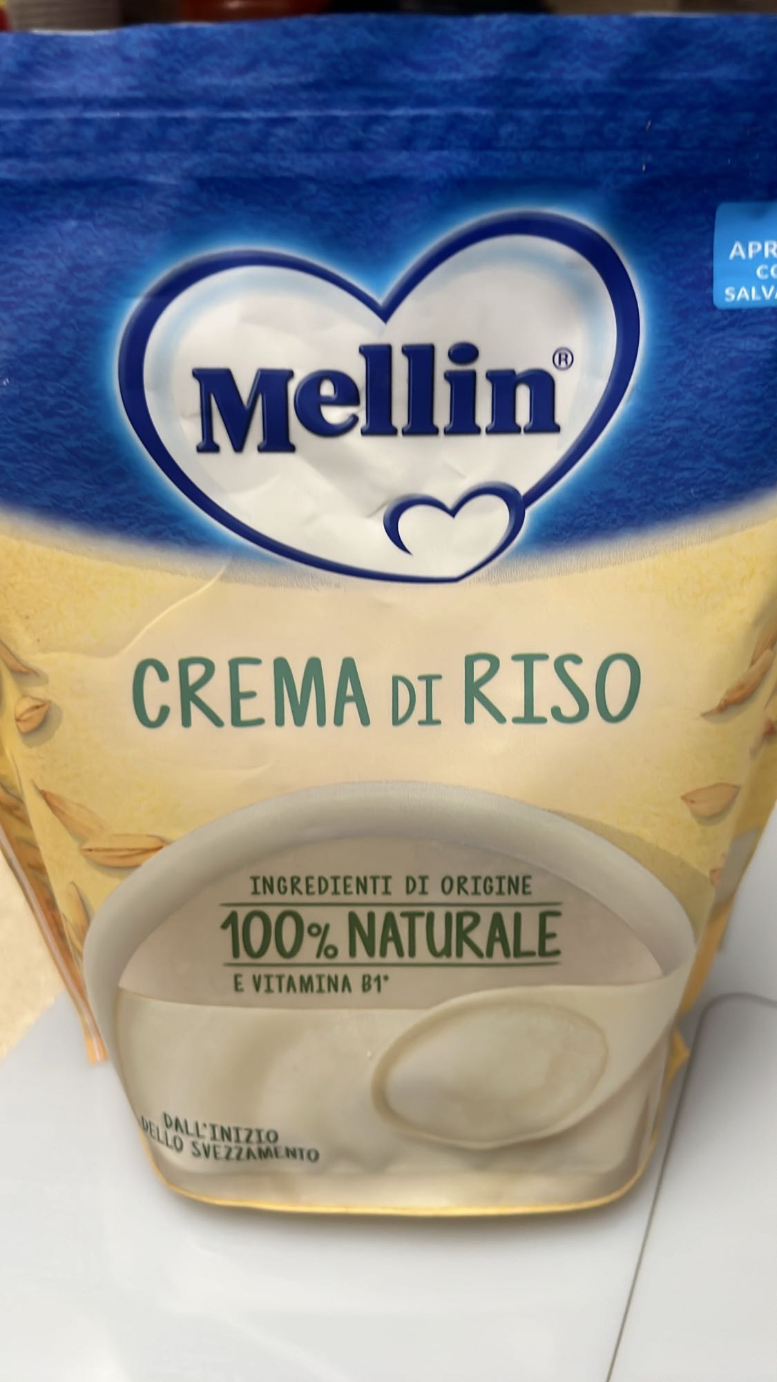 Crema di riso Mellin