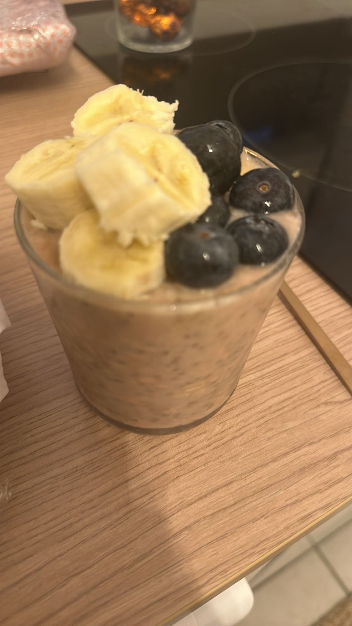 Budincă de ovăz cu fructe