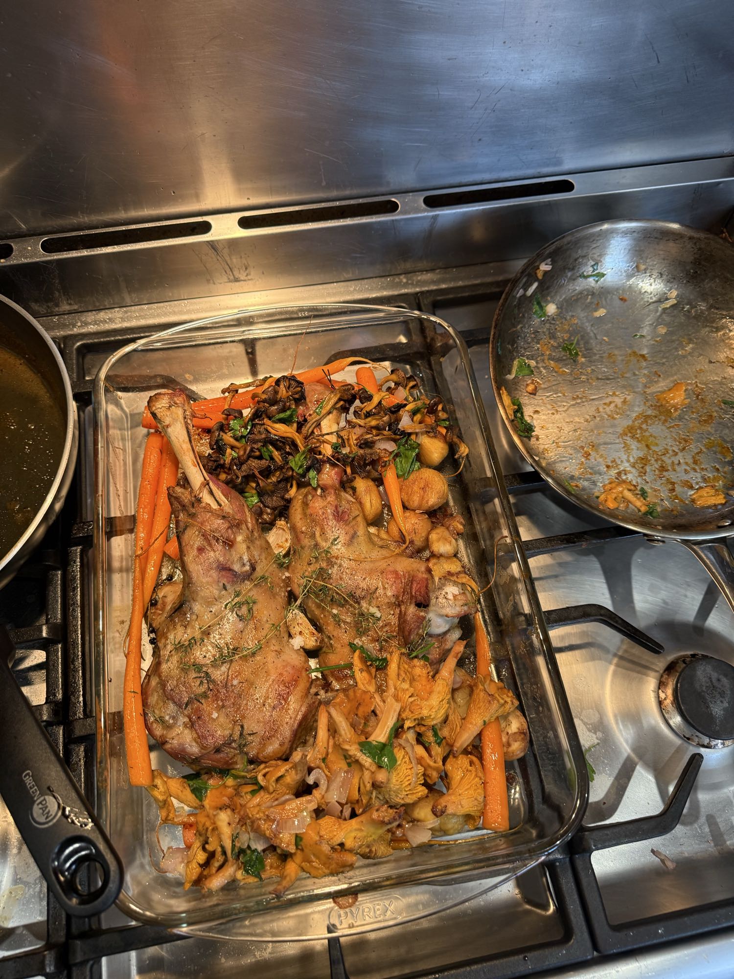 Cuisses de canard rôties