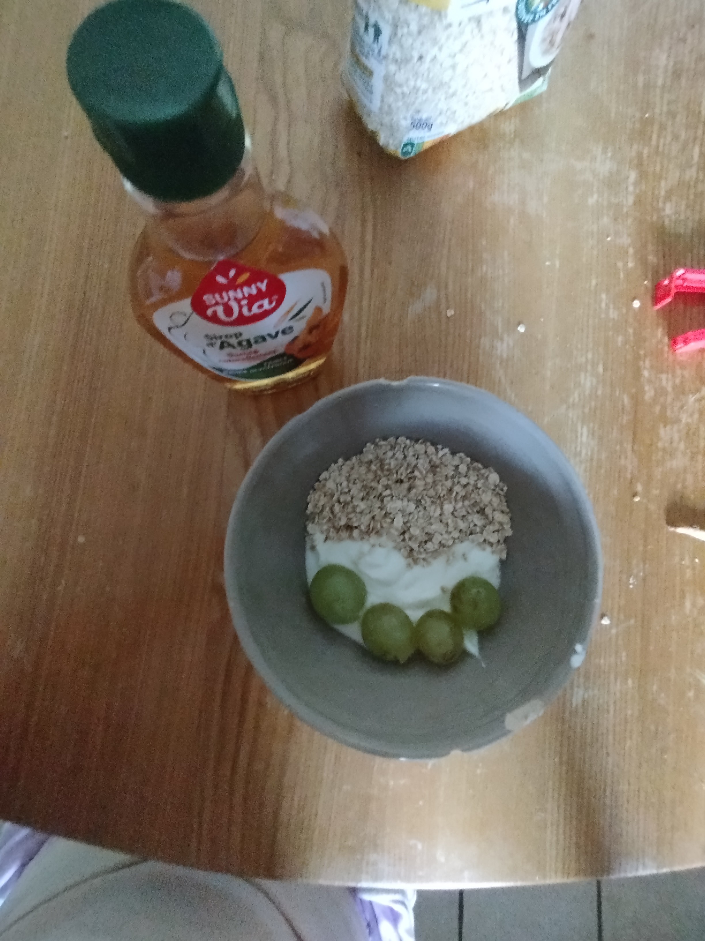 Yaourt avoine raisin