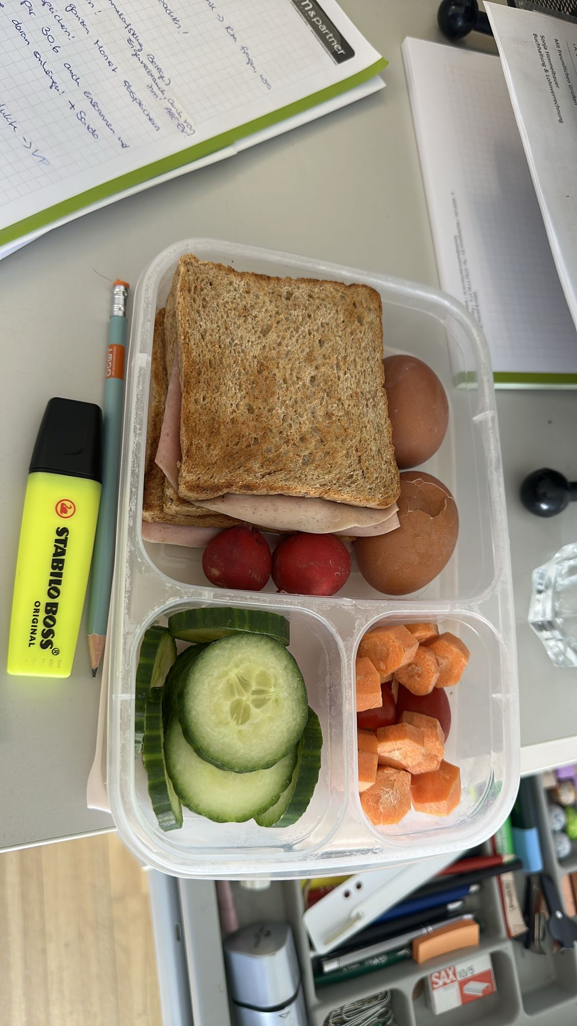 Vollkornbrot Lunchbox