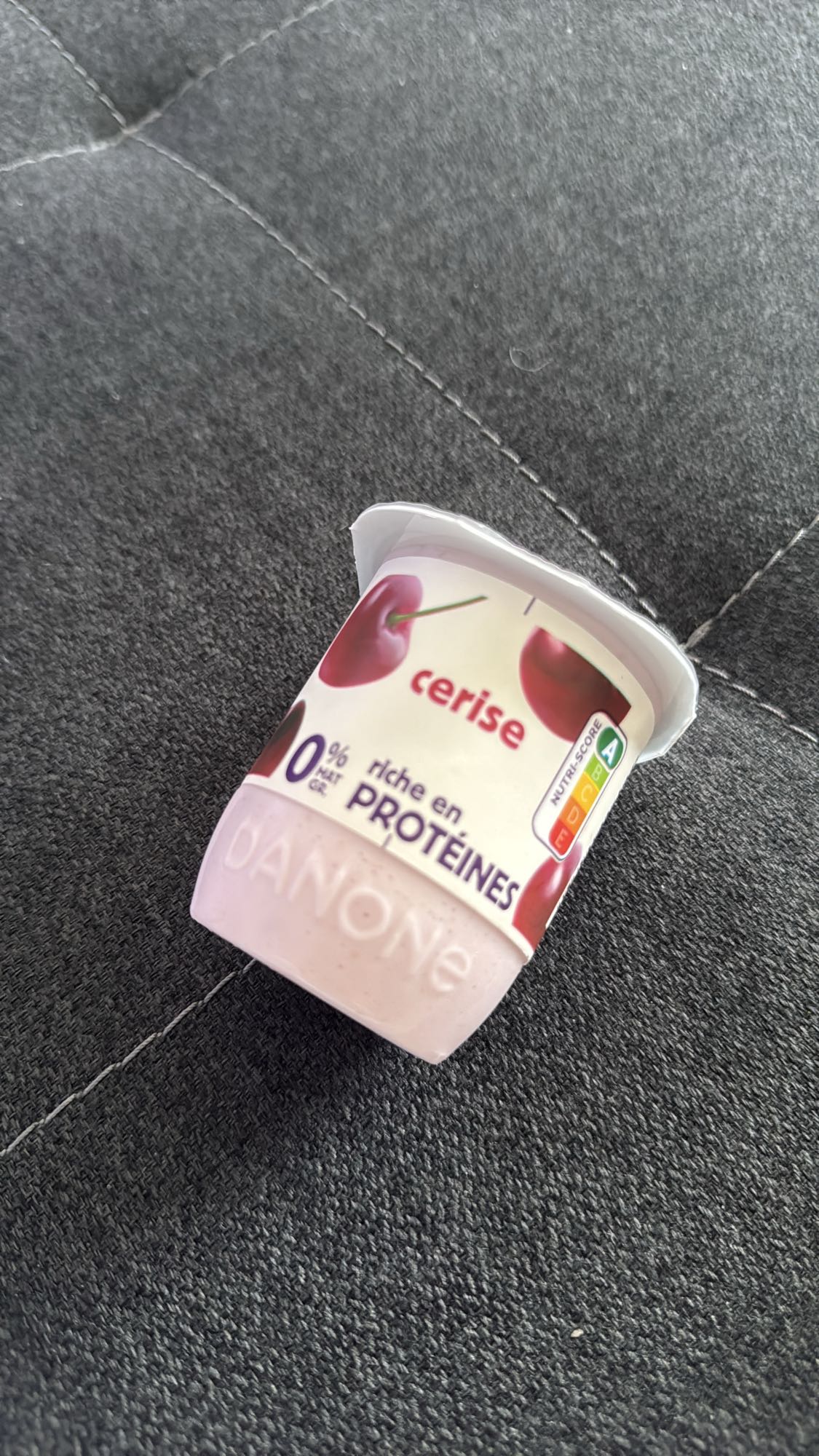 yaourt cerise protéiné