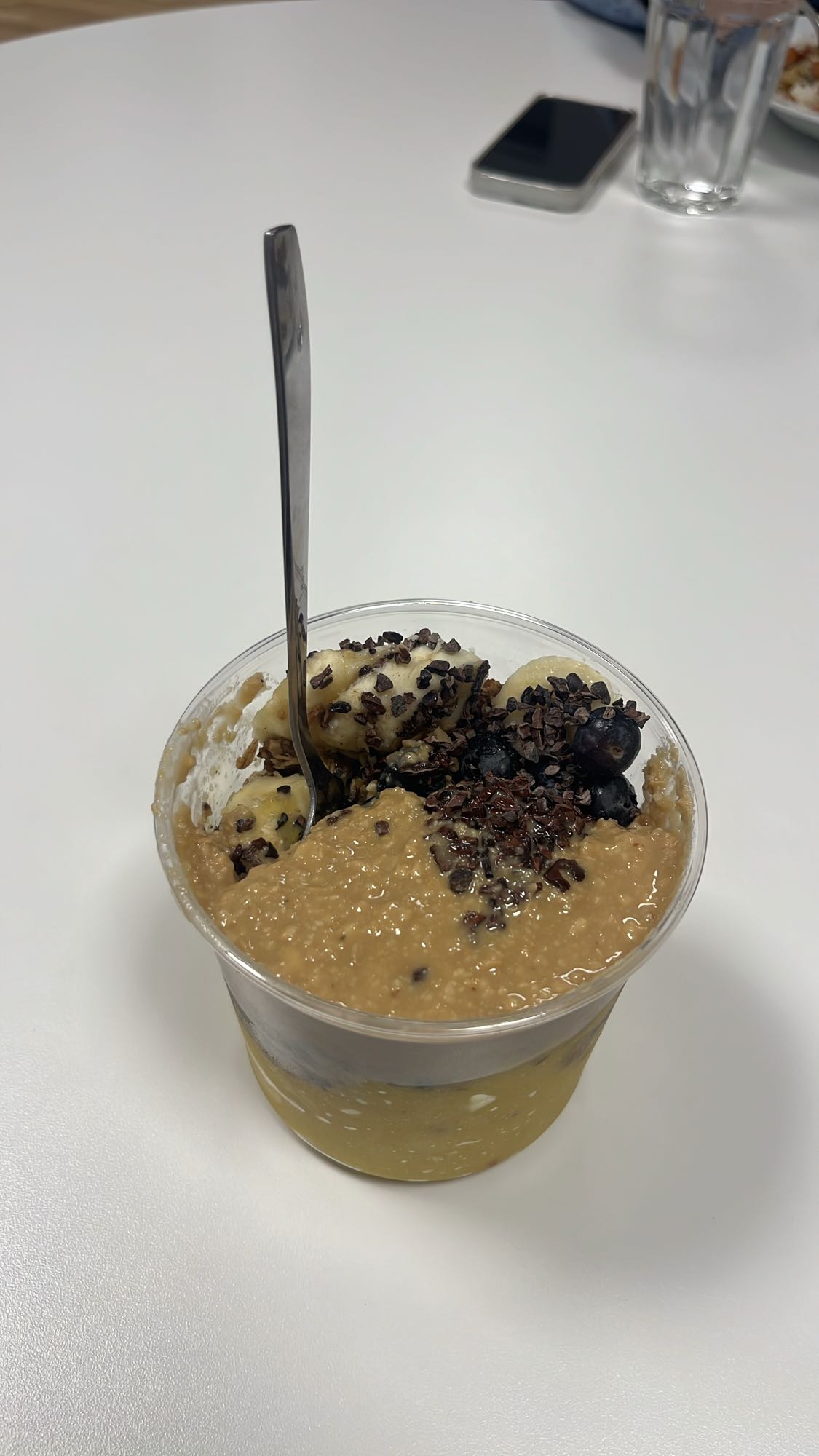 Jordnötssmörsgröt