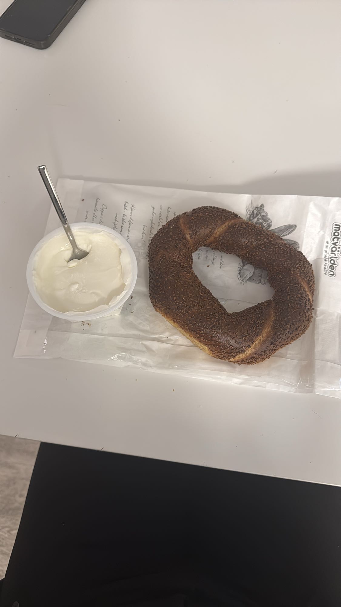 Simit med yoghurt