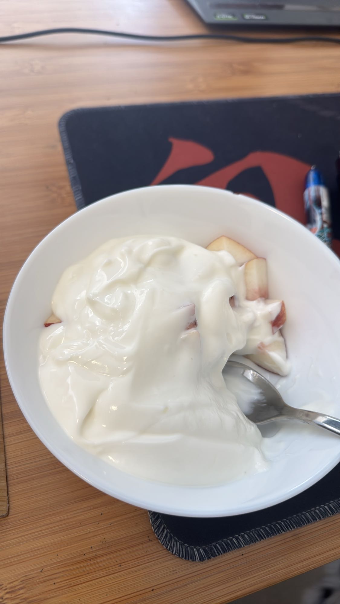 Yogurt with Peach