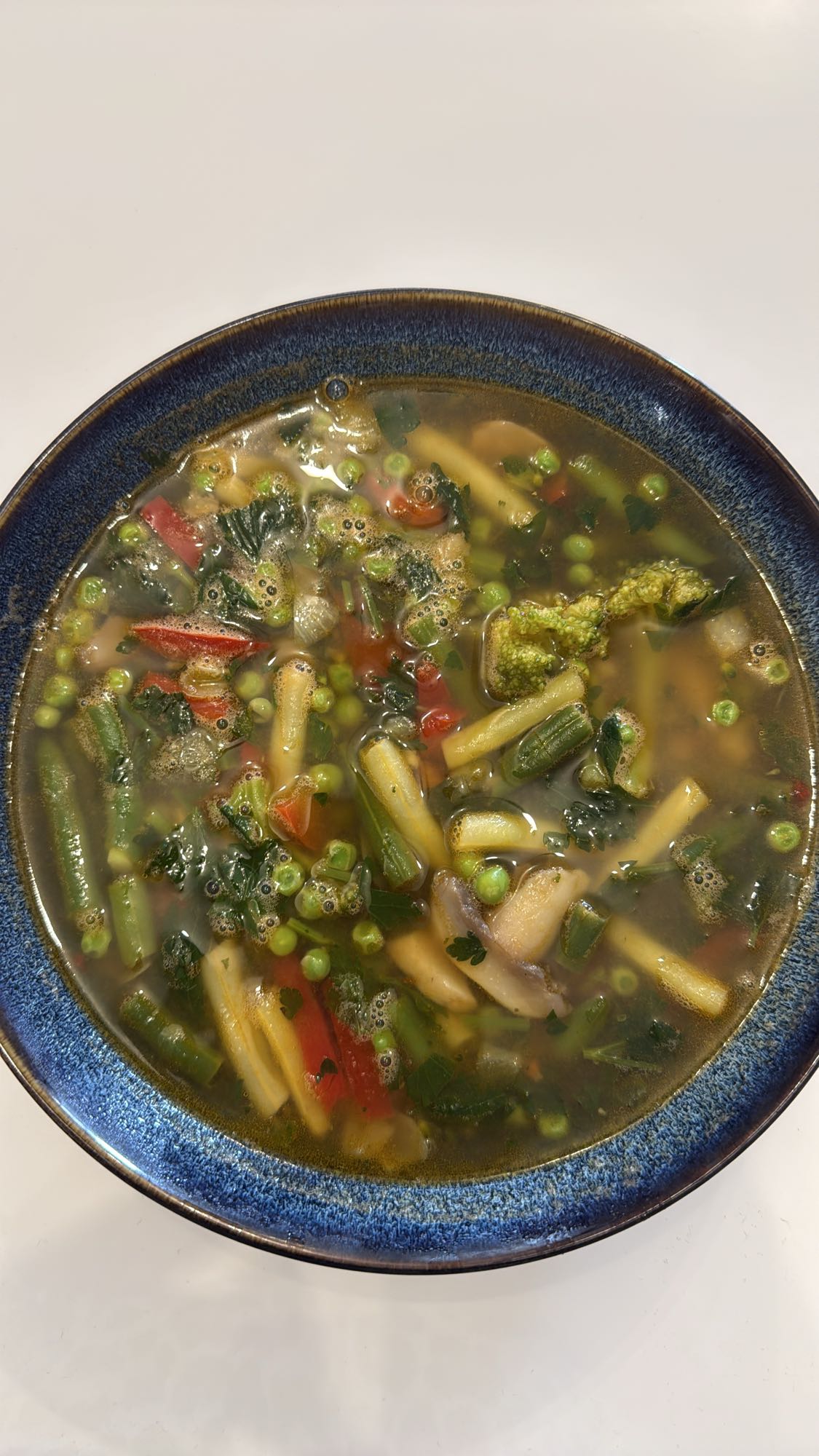 Soupe de légumes variés