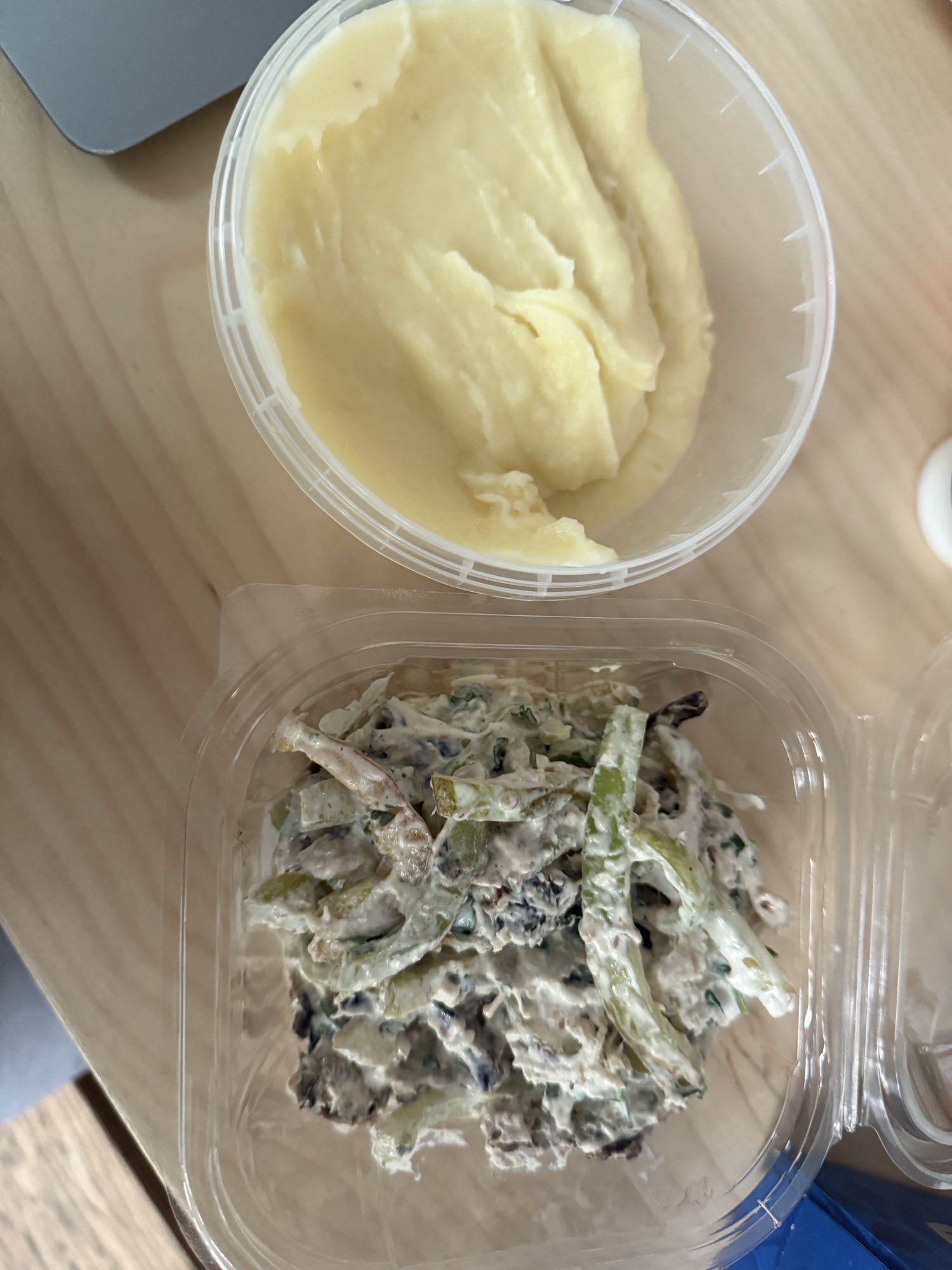 Chicken salad & mash