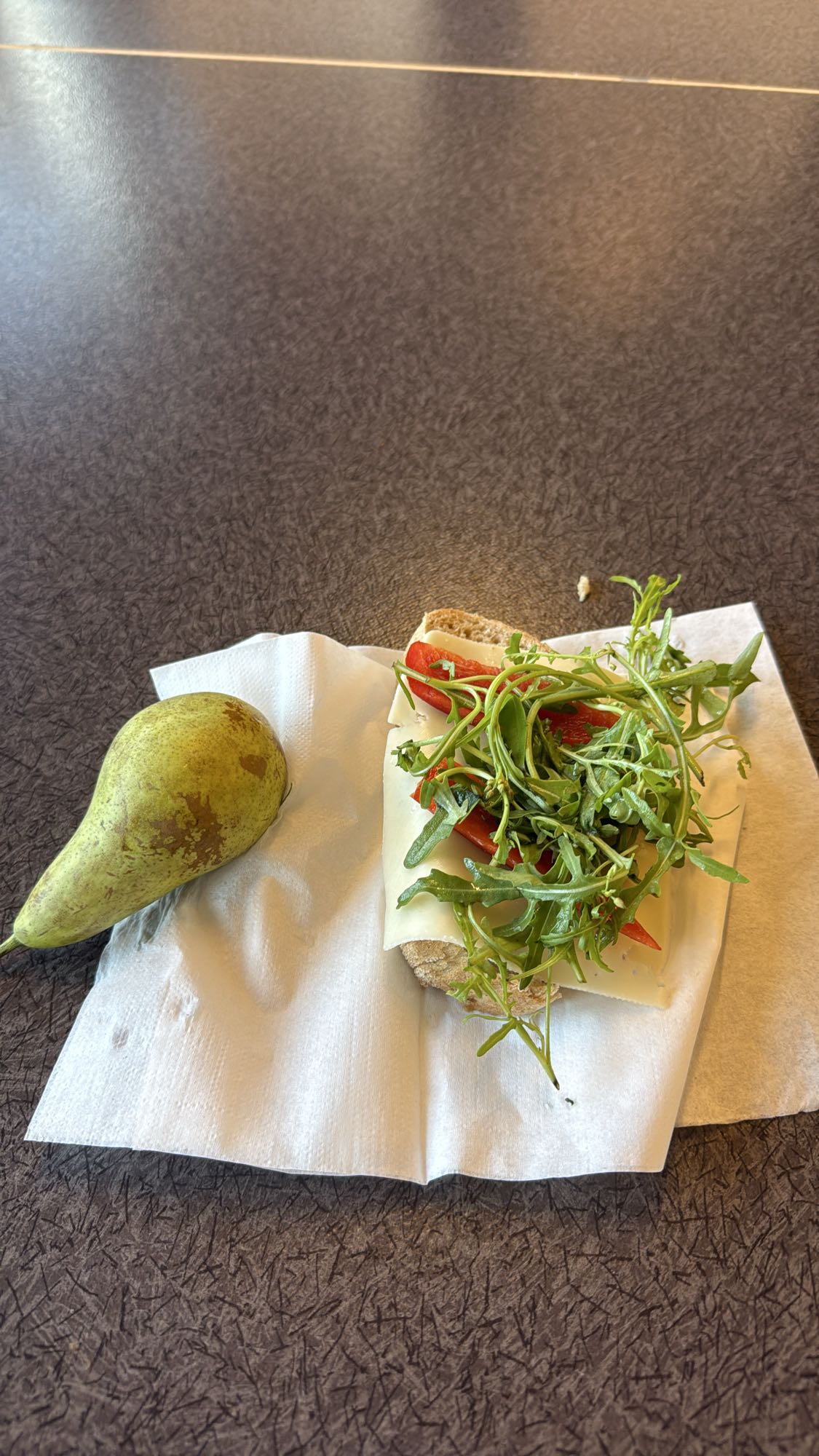 Smörgås med päron