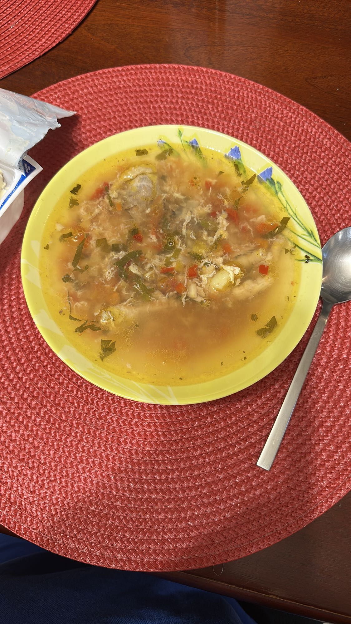 Supă de pui cu legume