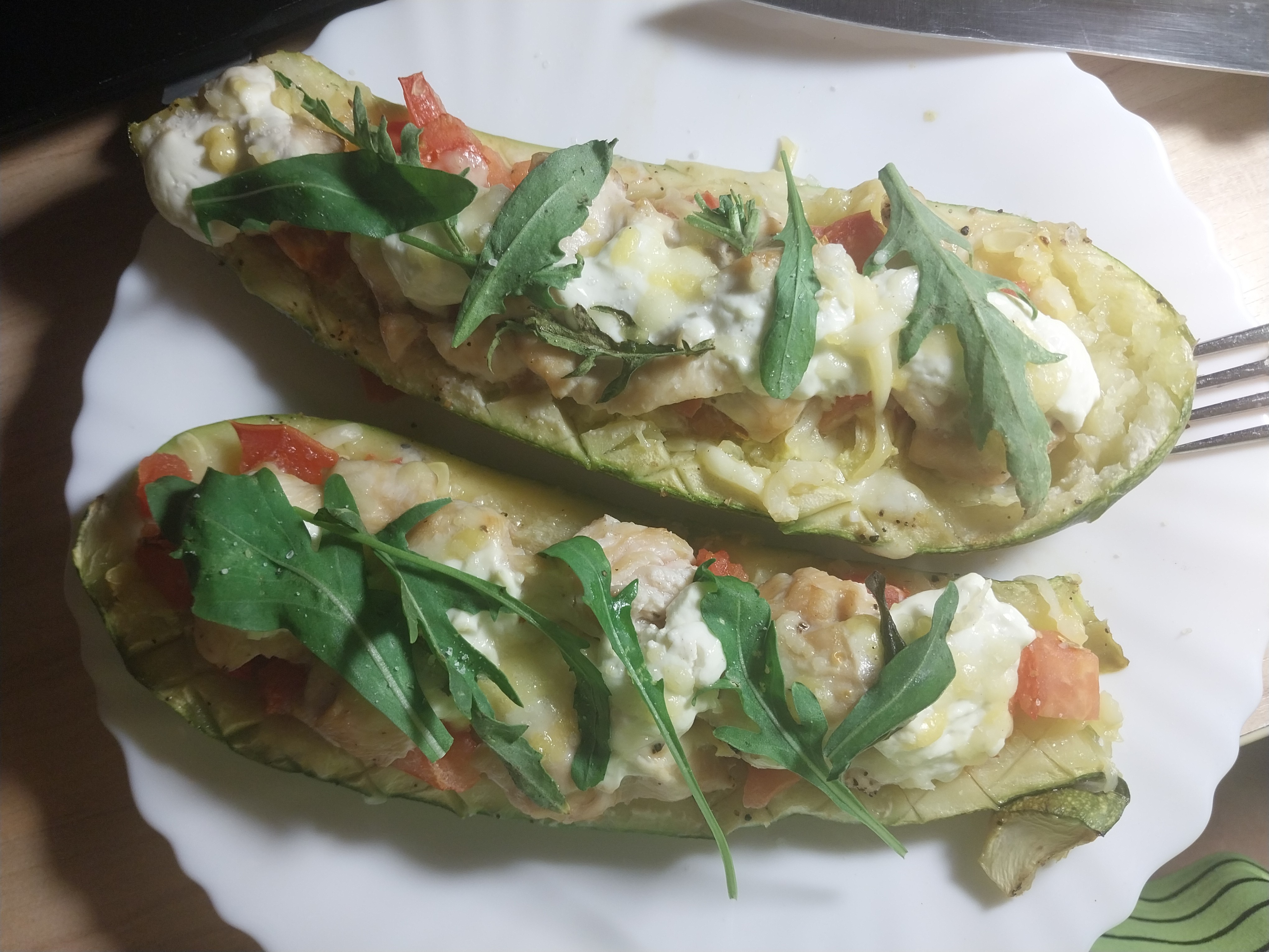 Stuffed Zucchini Boats