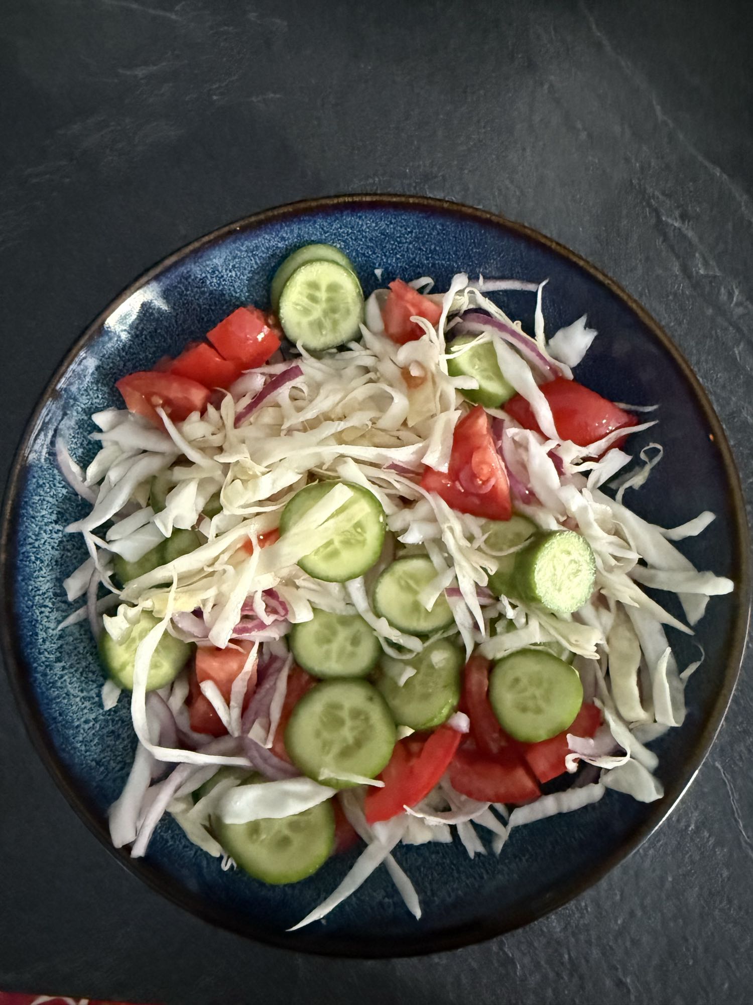 Salade fraîche croquante