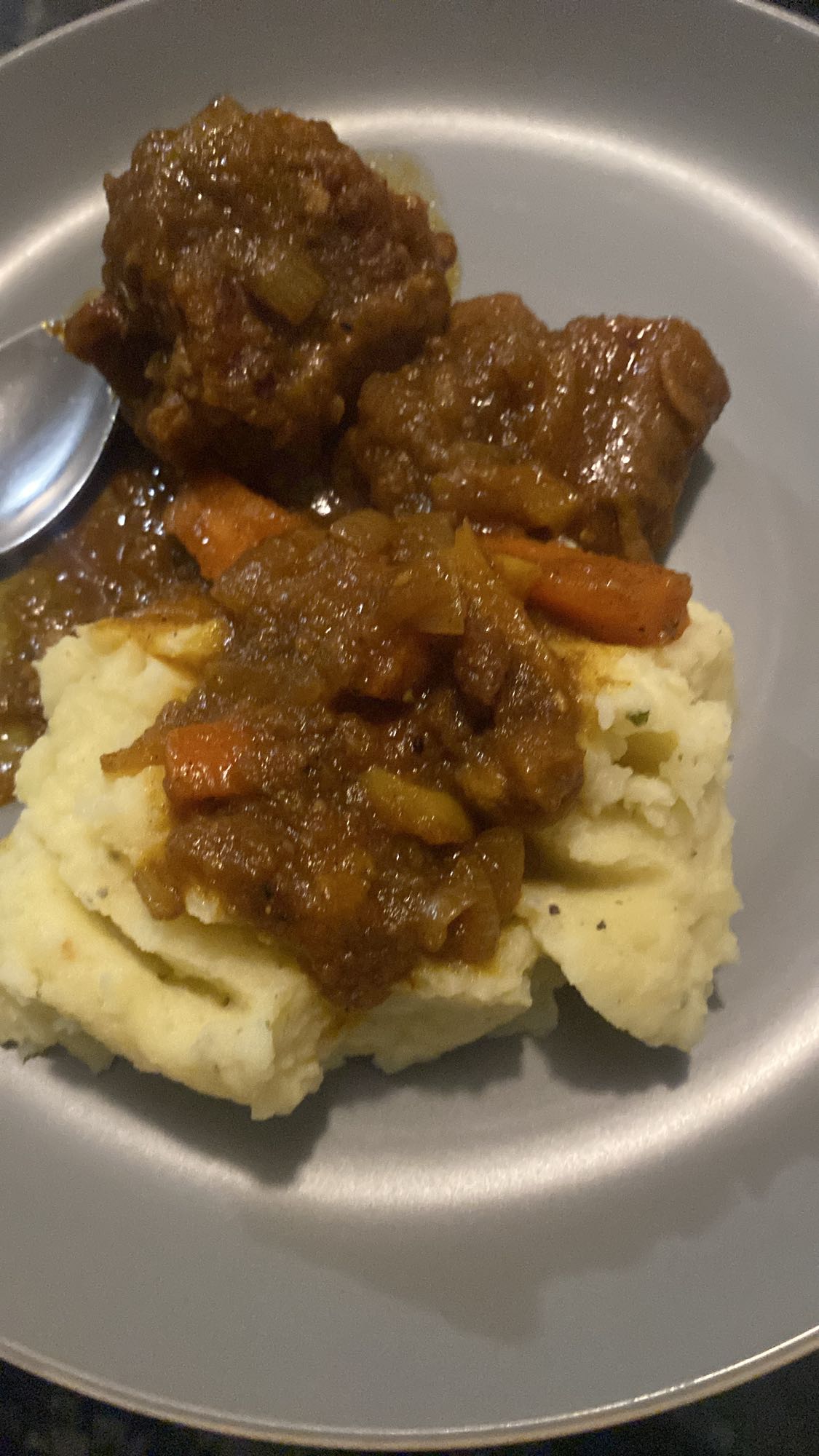 Beef stew with mash