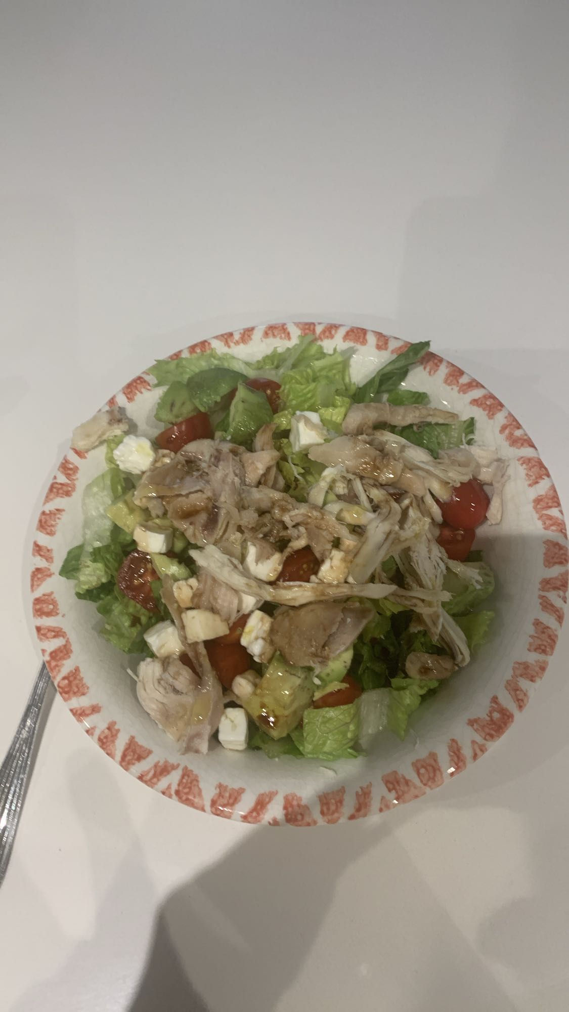 Salade poulet feta