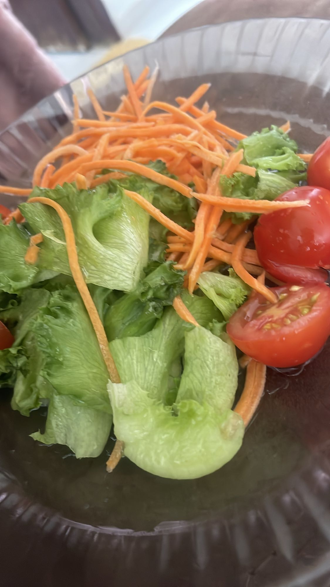 Salada fresca simples