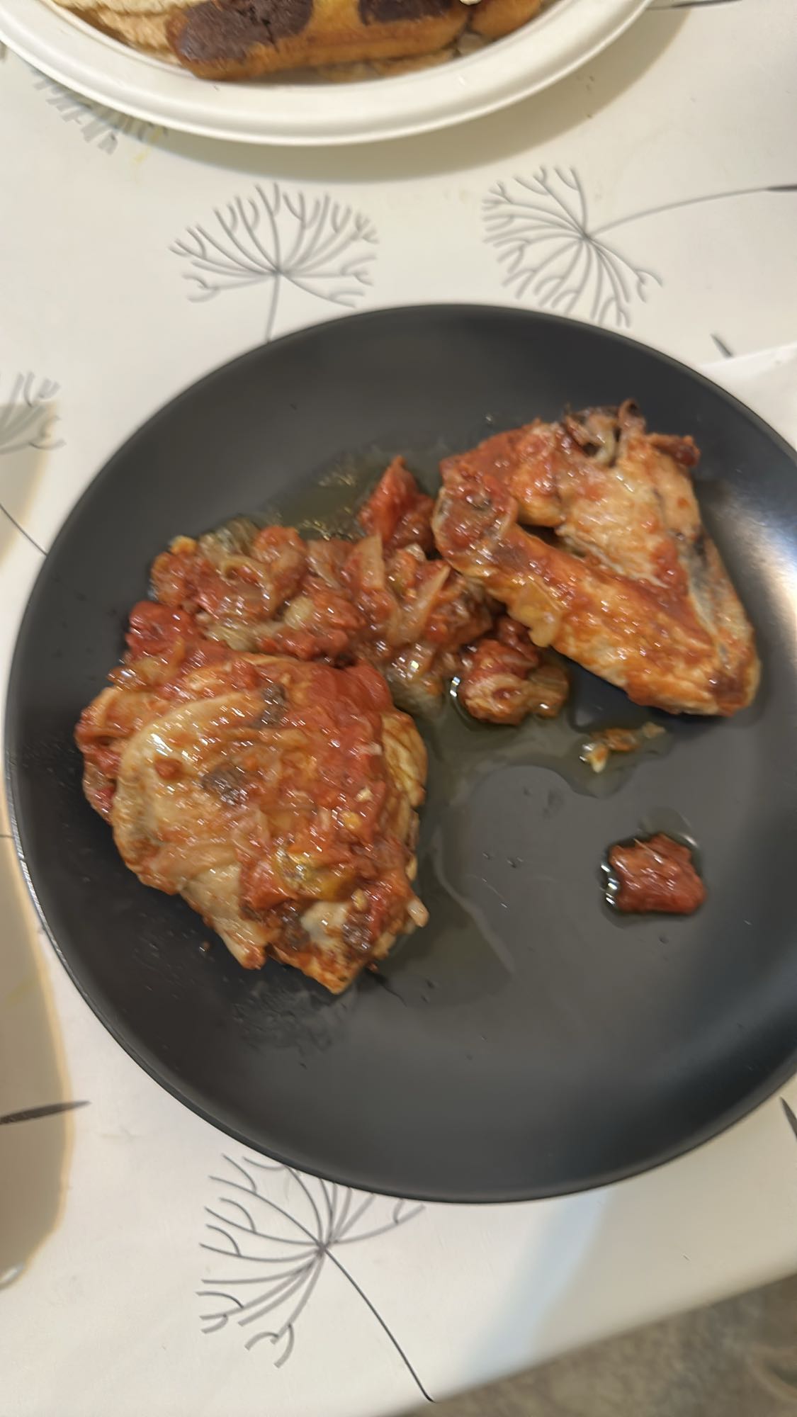 Tomato Chicken Thighs
