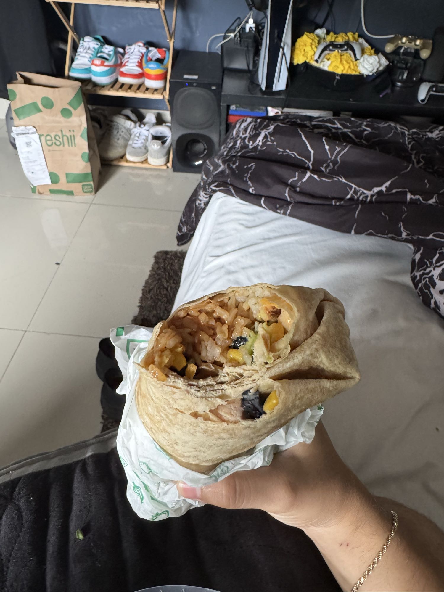 burrito de pollo