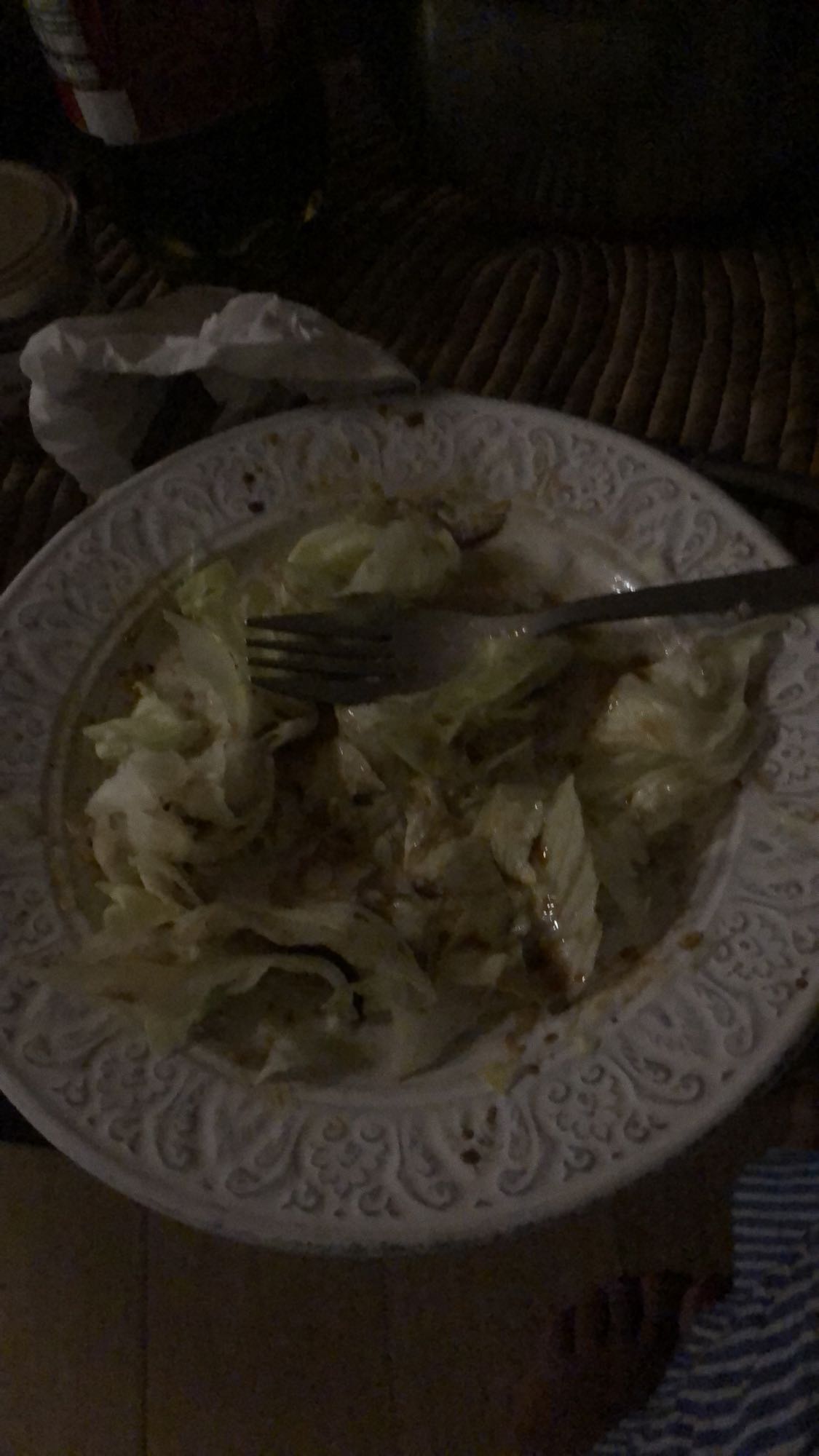 Salade de laitue simple