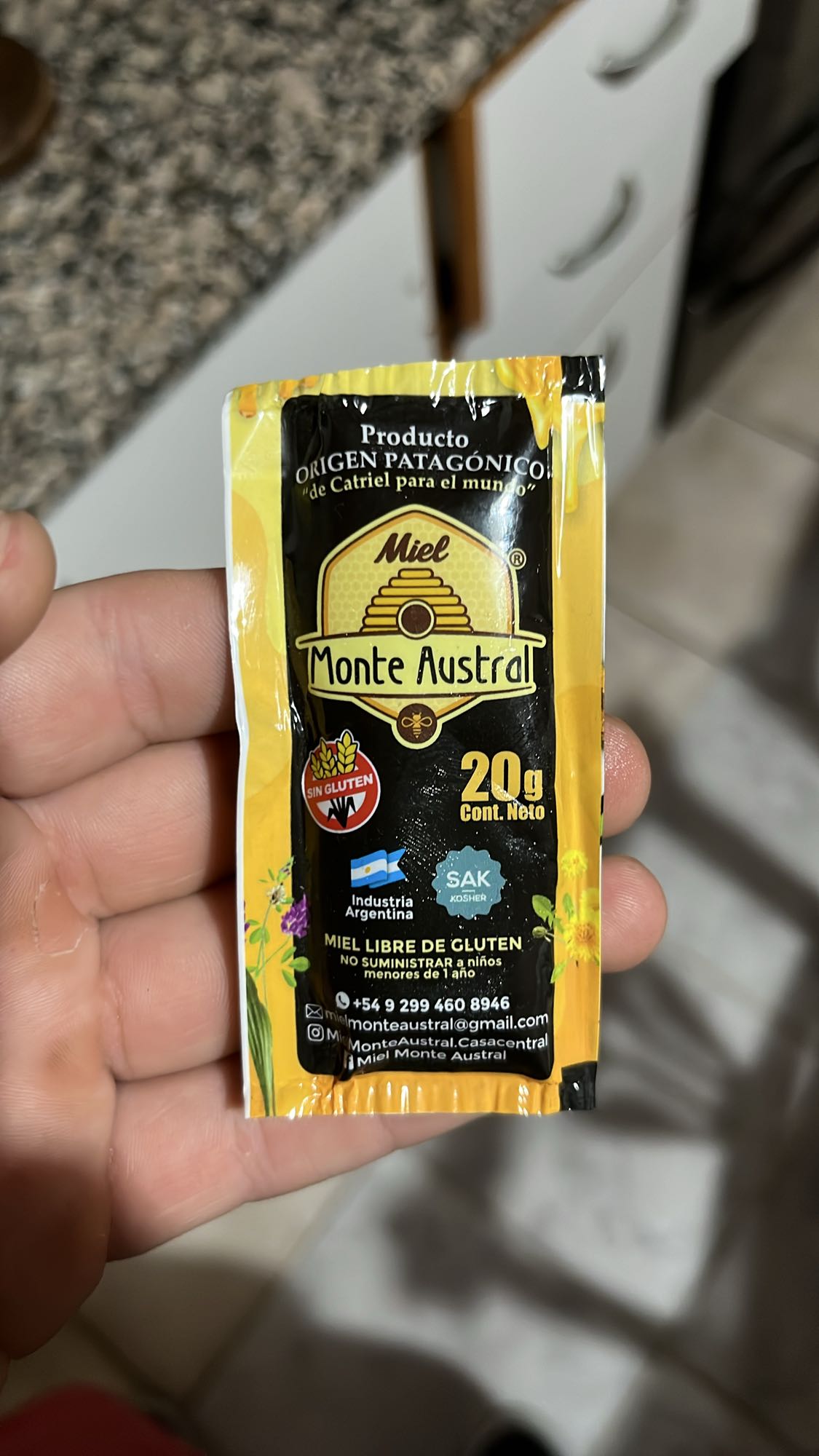 Miel Monte Austral sobre