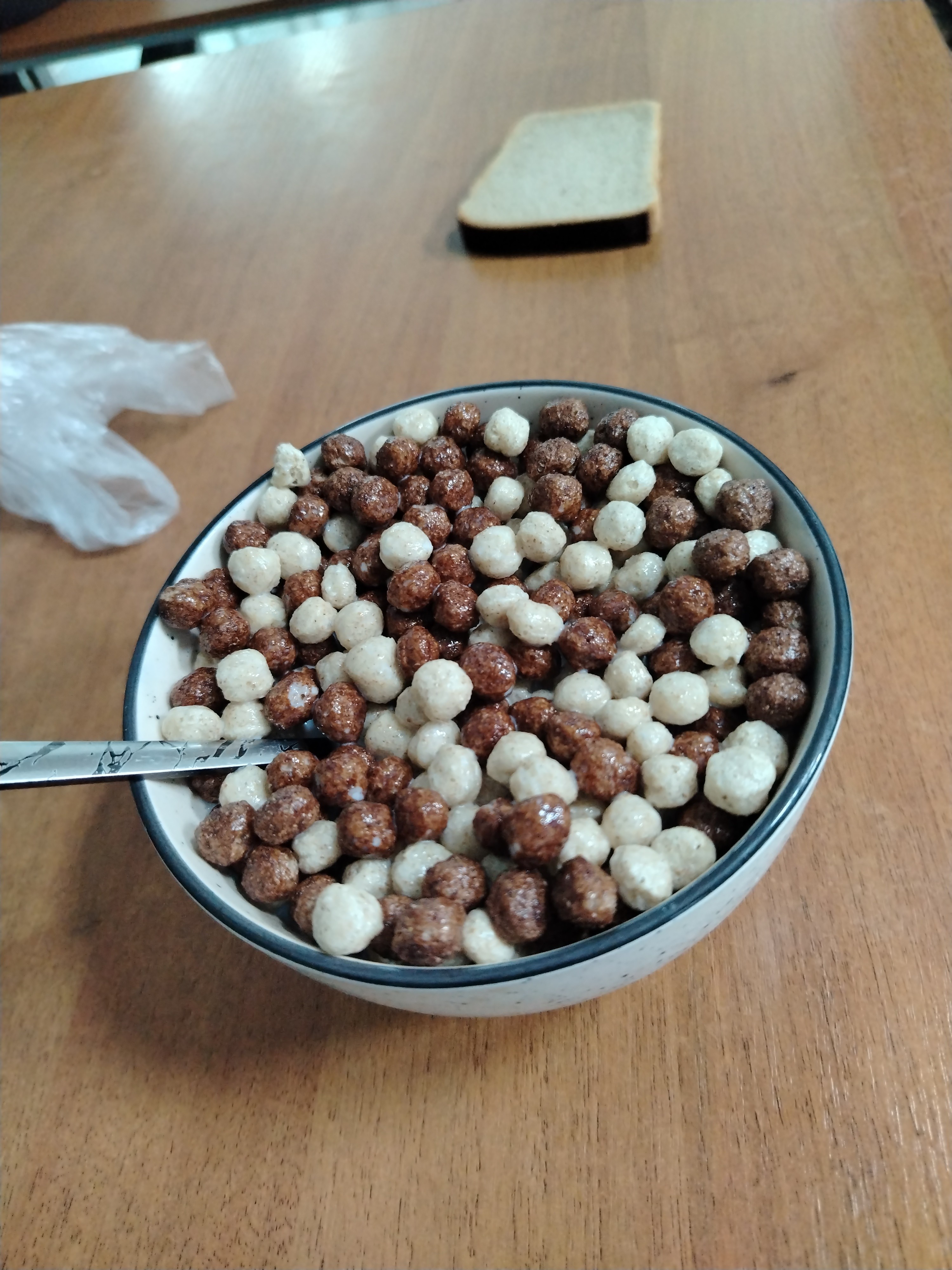 Chocolate cereal bowl