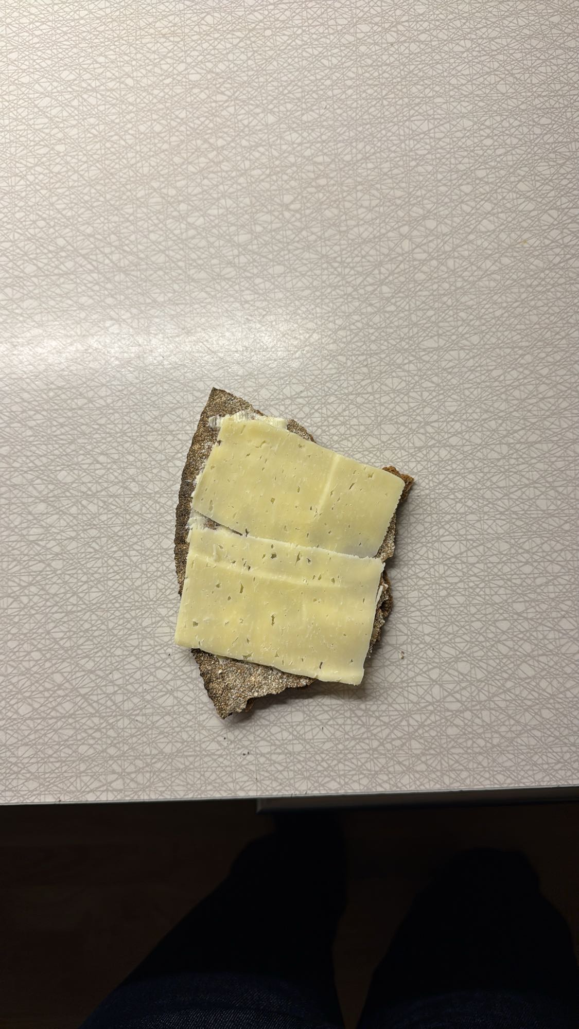 Knäckebröd med ost