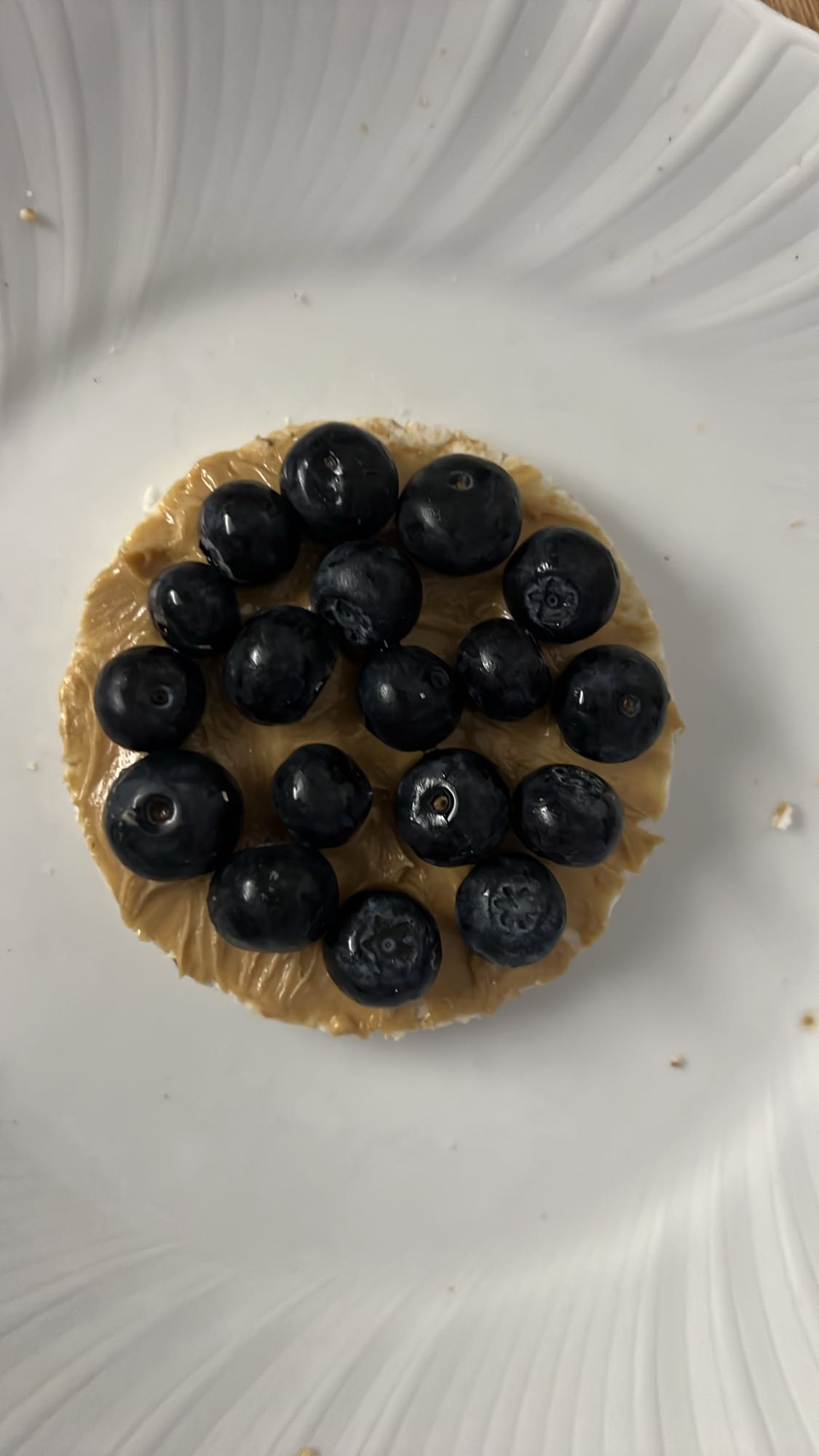 Arroz con mantequilla y arándanos