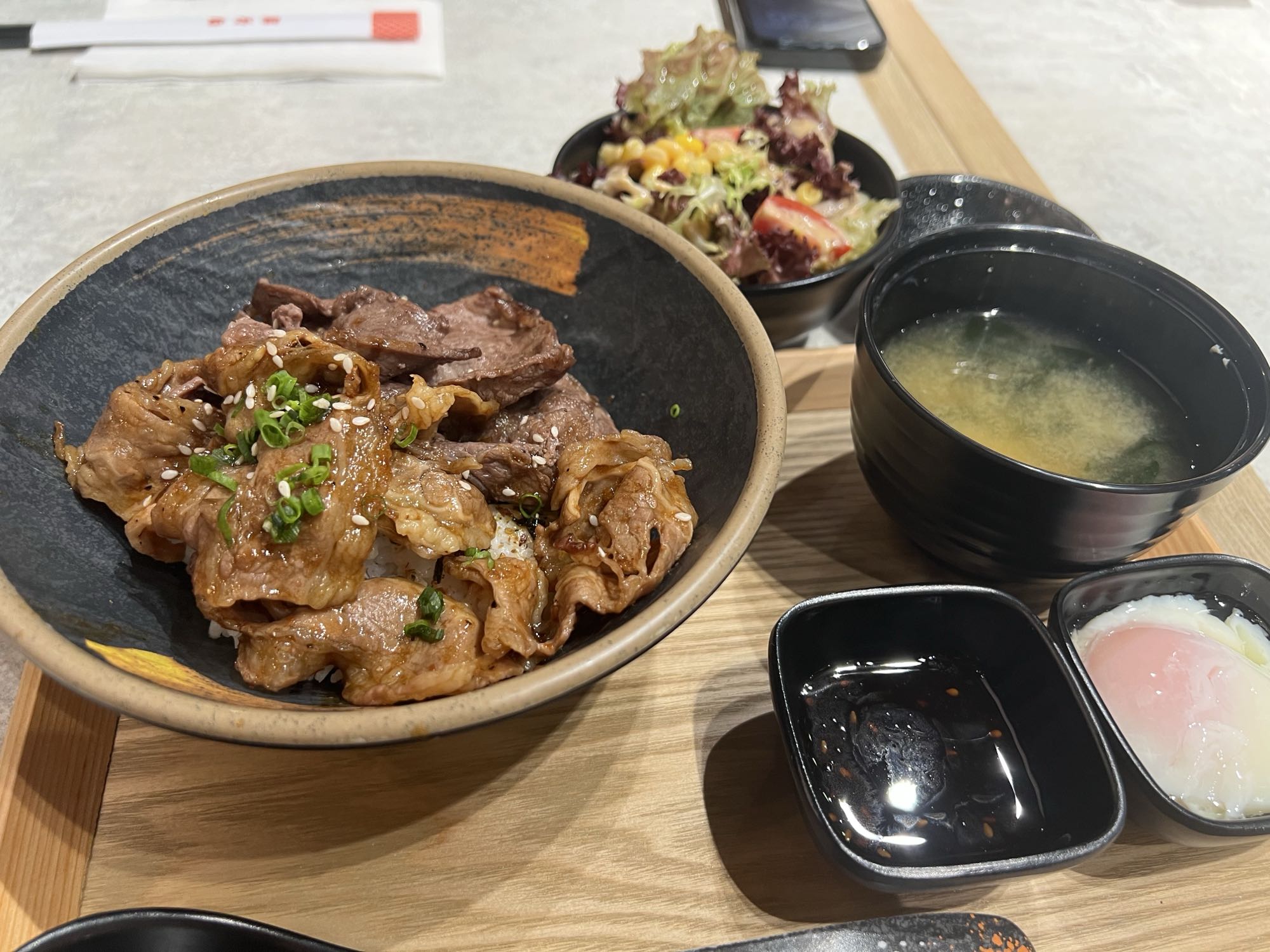 牛肉饭套餐