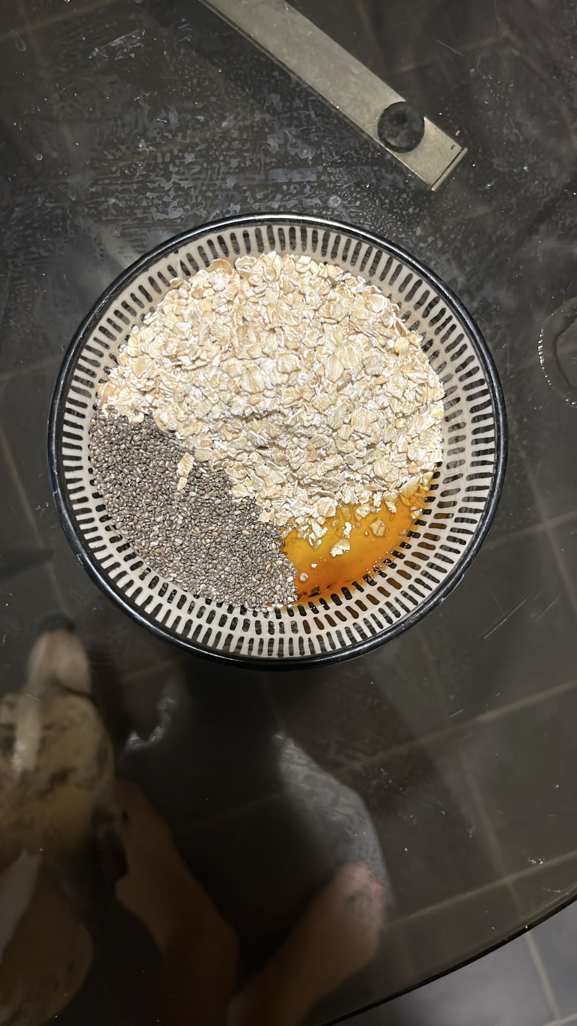 bol avoine chia miel