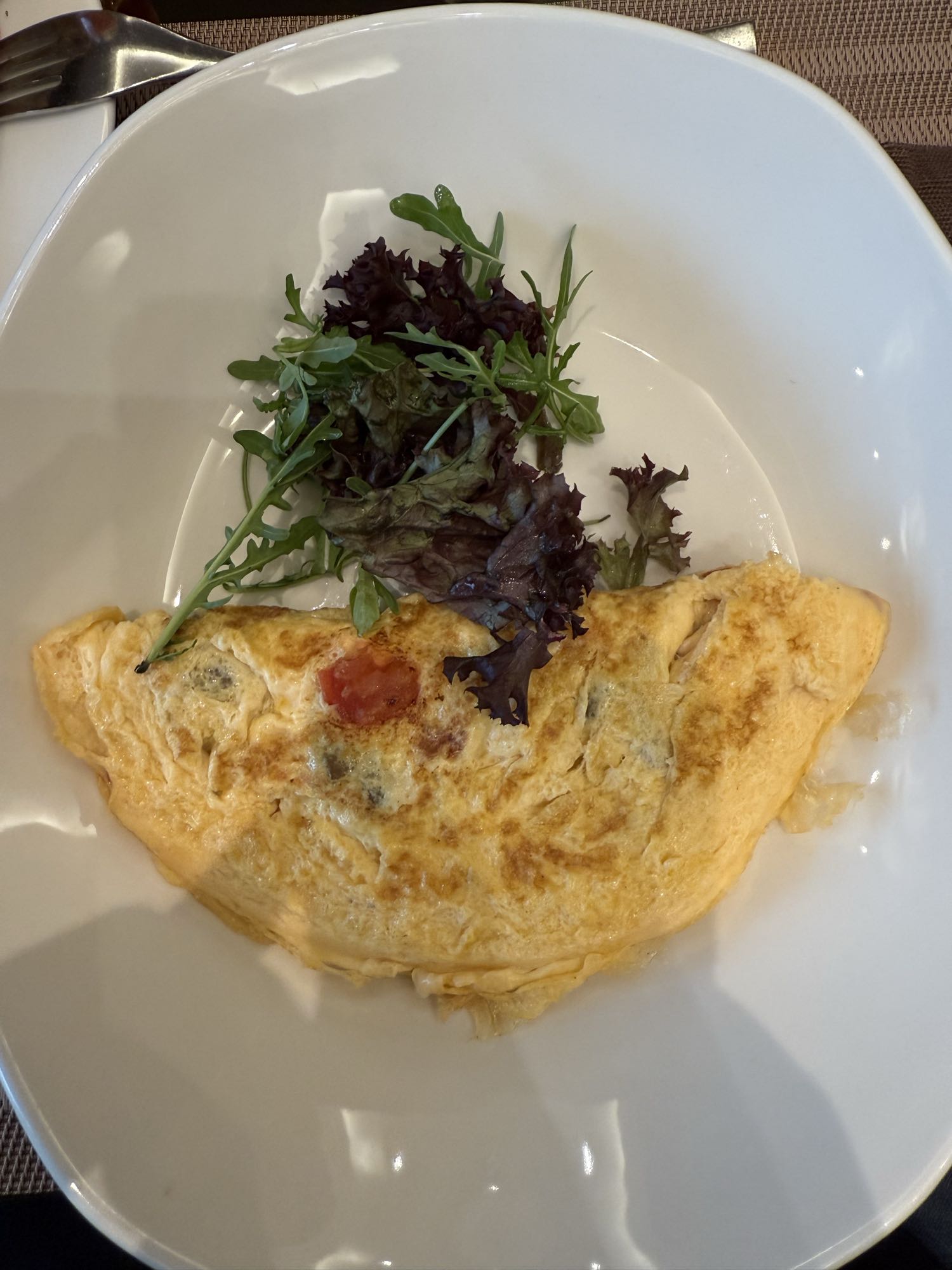 Омлет с зеленью