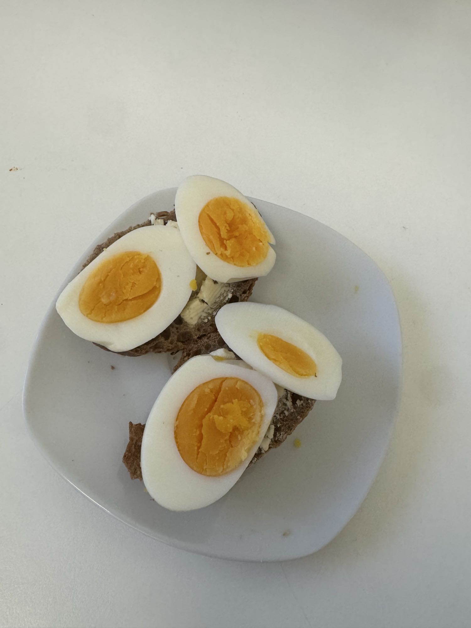 Volkoren brood met ei