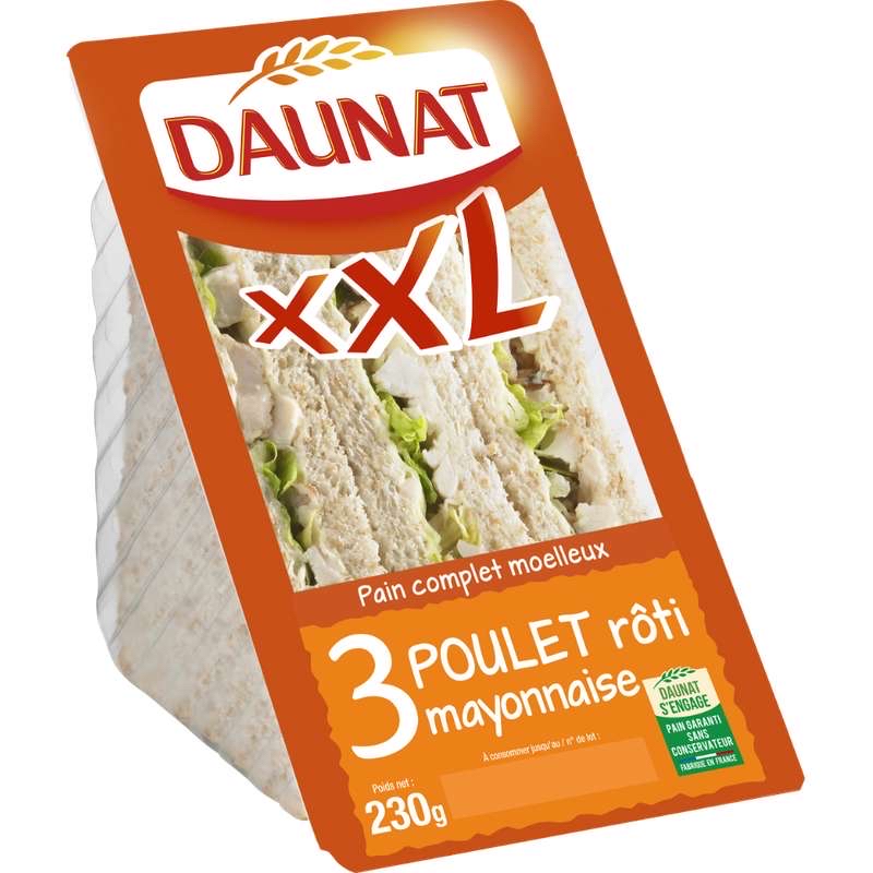 Sandwich poulet mayo XXL