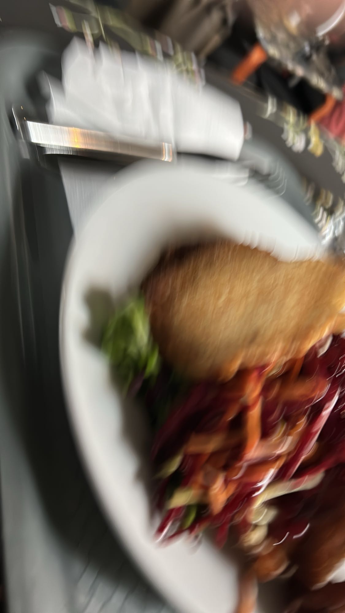 Panerad kyckling med sallad