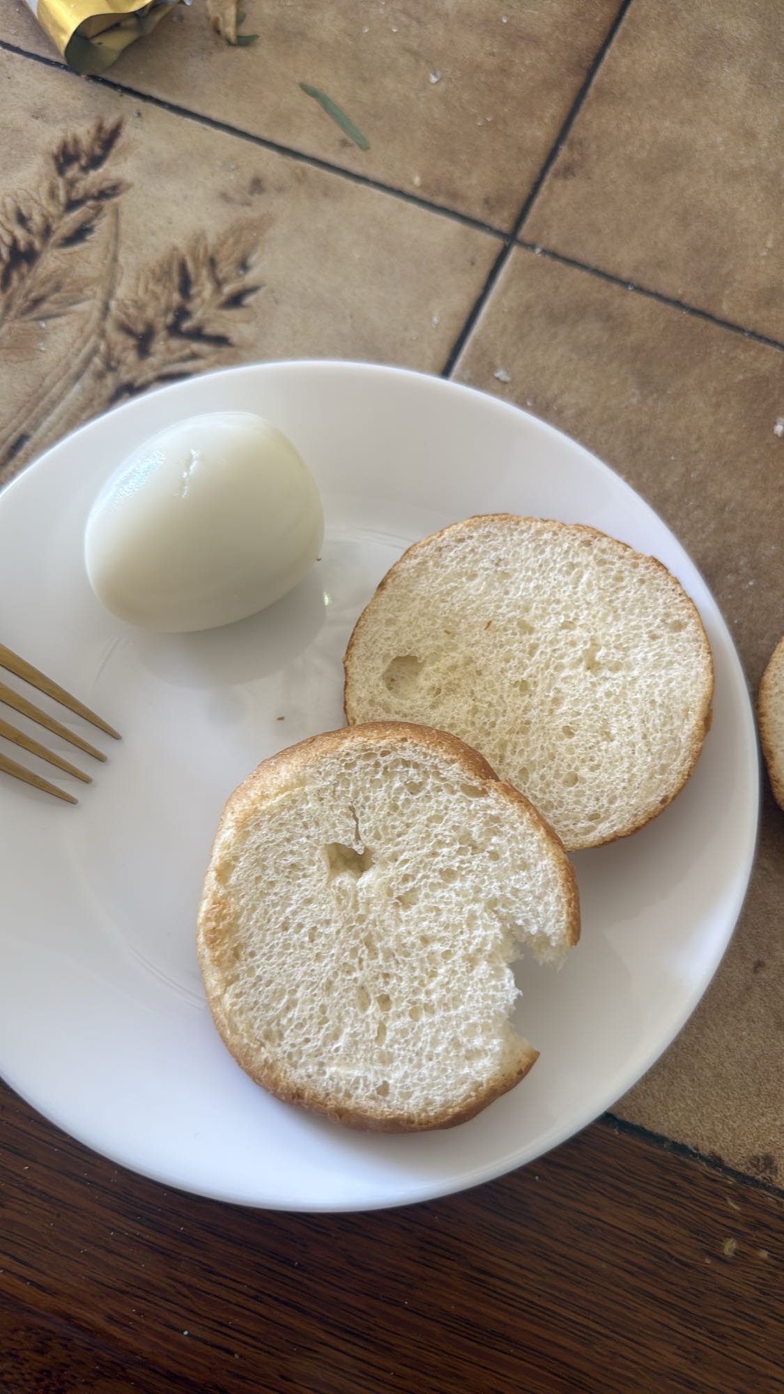 Boiled Egg & Bread