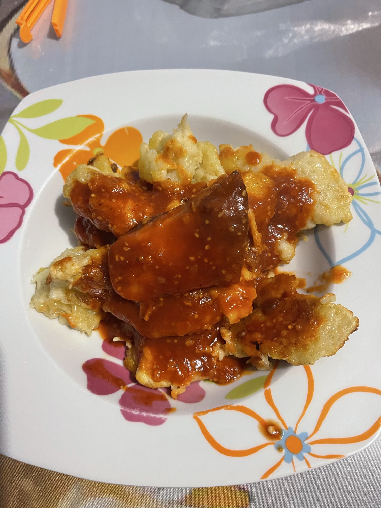 Chou-fleur sauce tomate