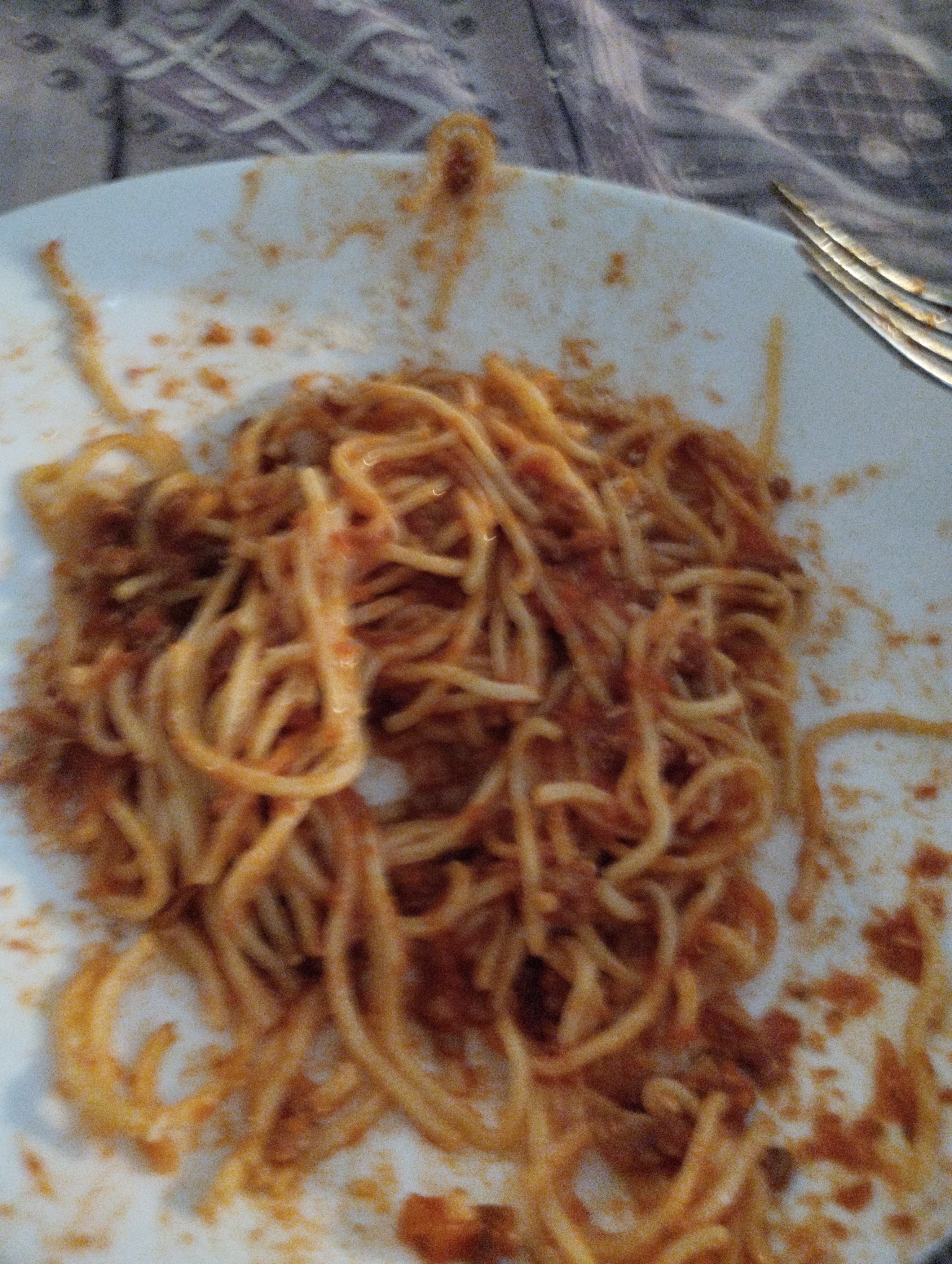 Spaghetti with meat sauce