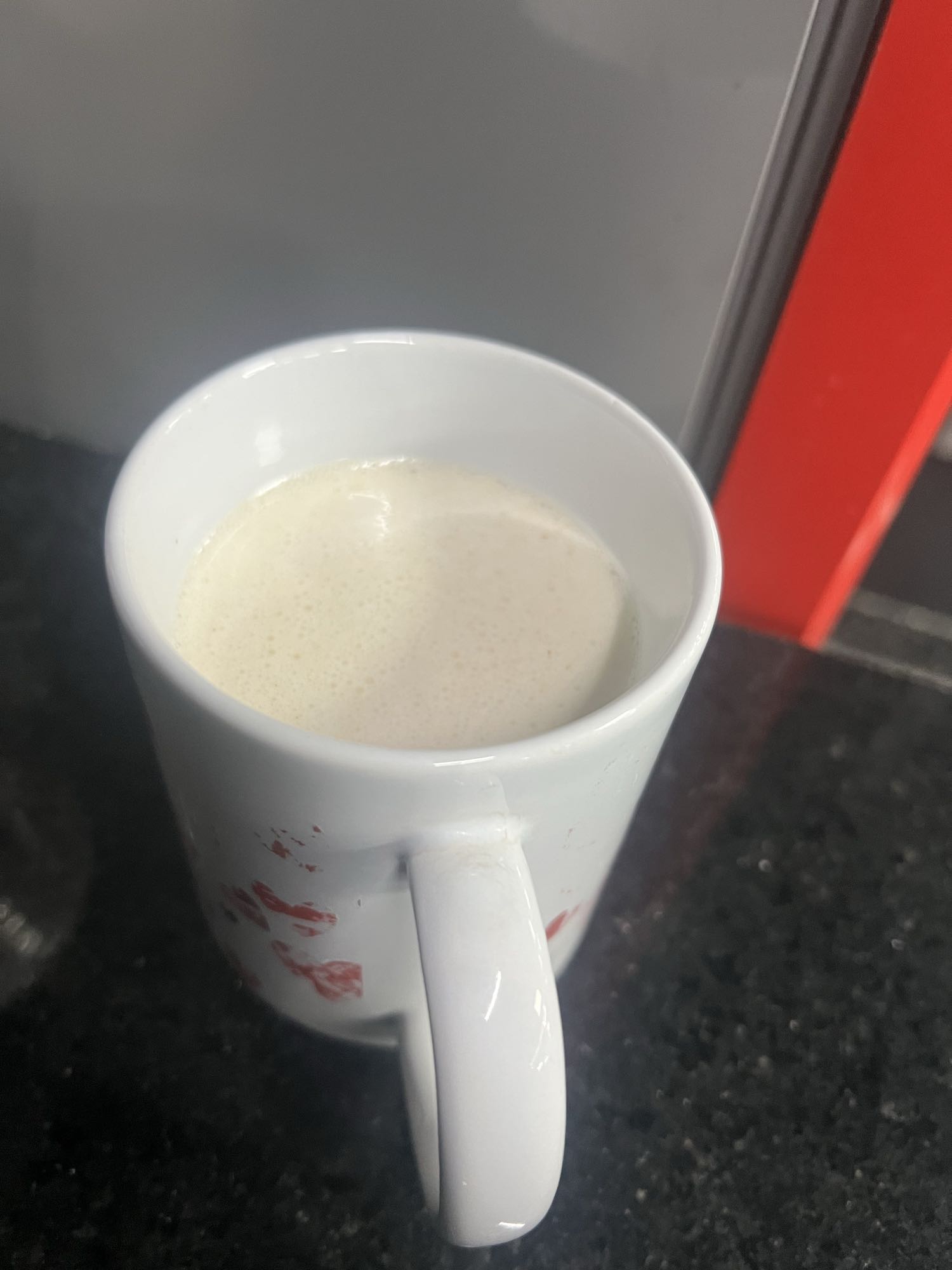 taza de leche caliente