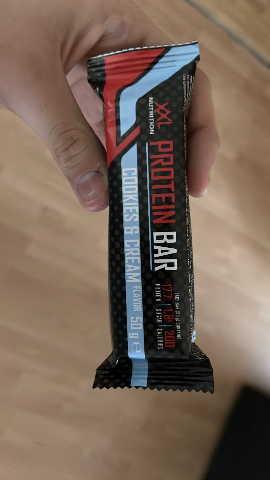 Barre protéinée cookies