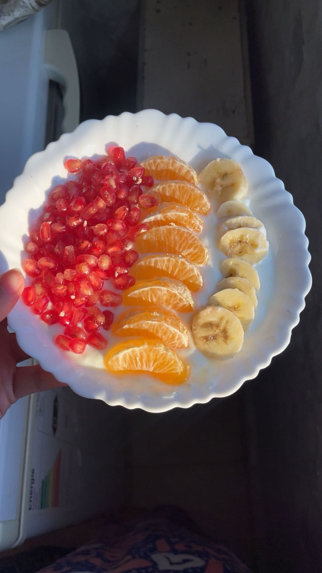 Assiette de fruits frais