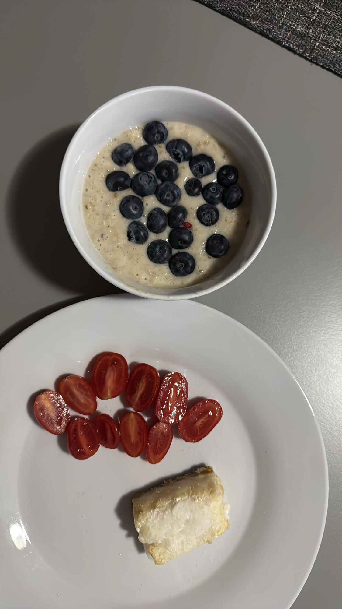 Mic dejun cu ovăz și pește