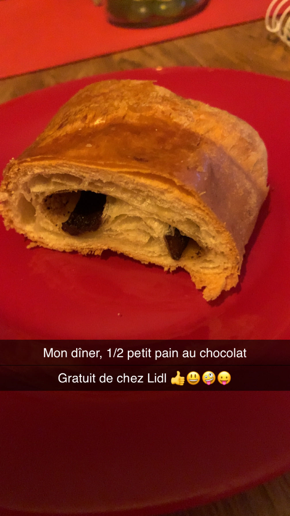 Demi pain au chocolat