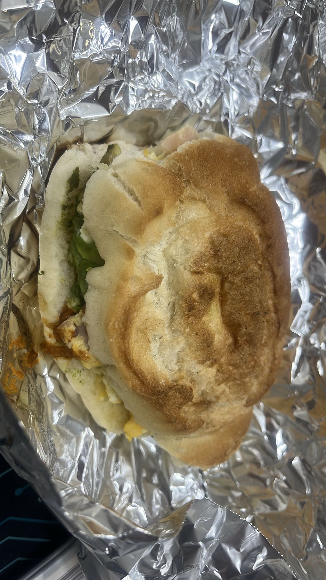 Torta de huevo y verduras