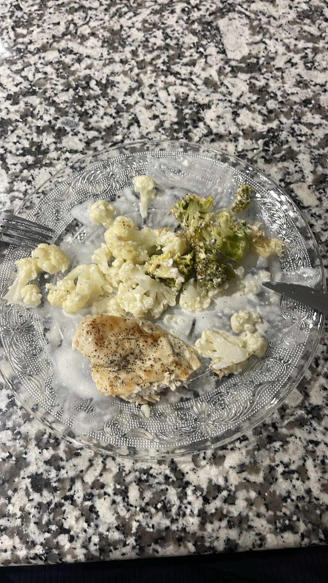 Poulet et légumes vapeur