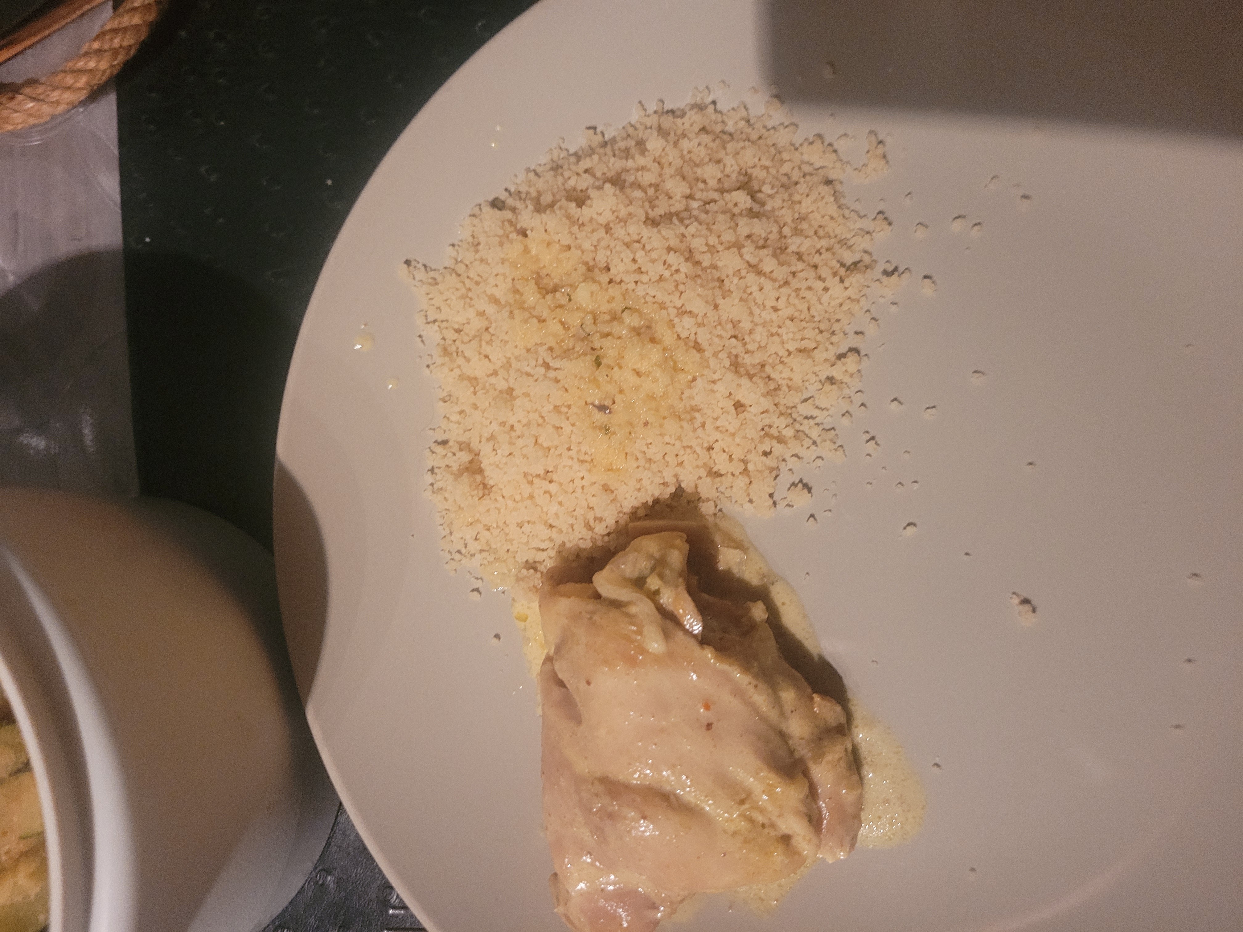 Poulet et couscous