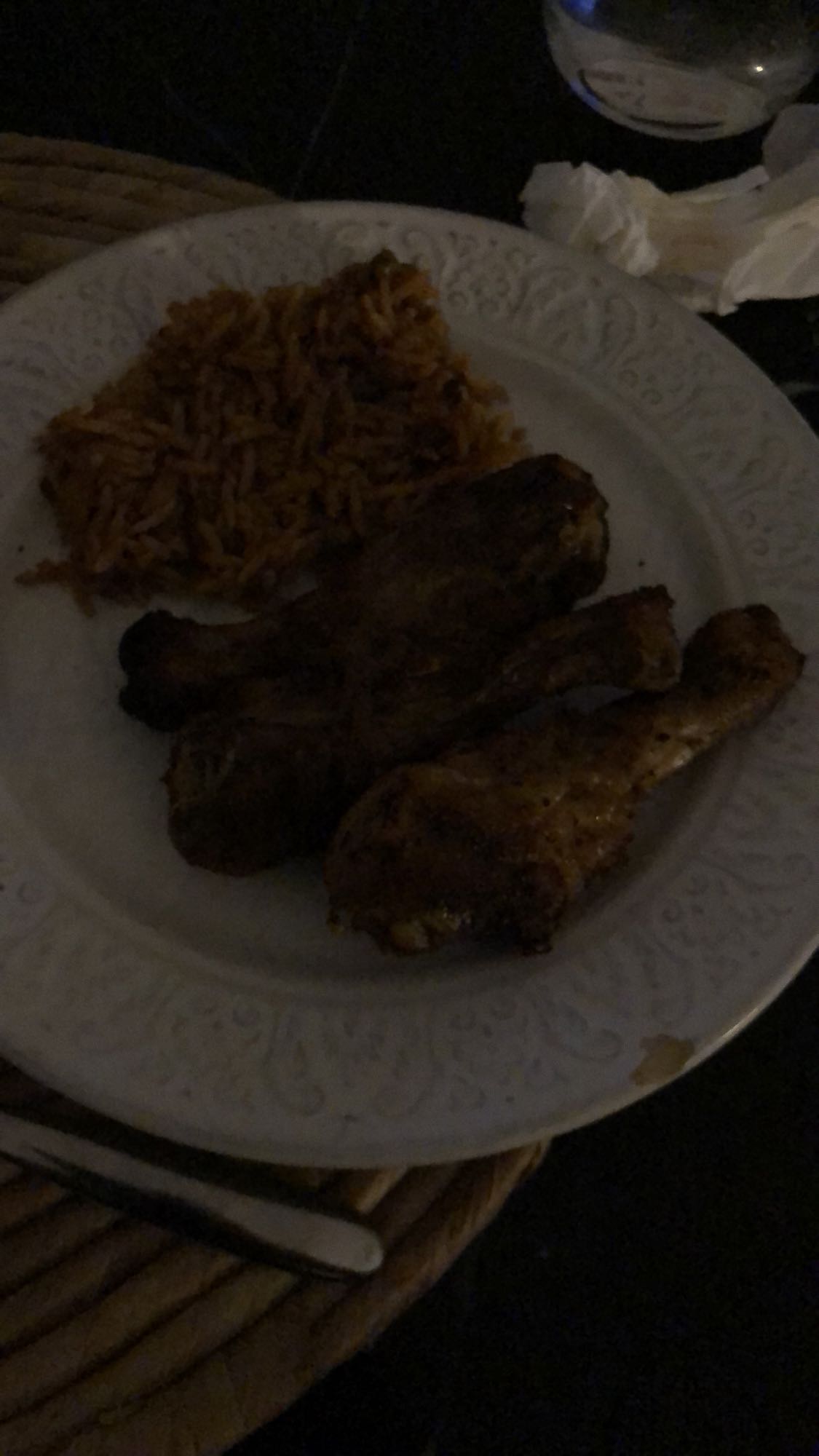 Poulet et riz épicé