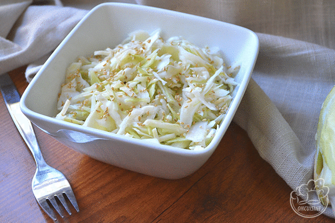 Salade de chou sésame